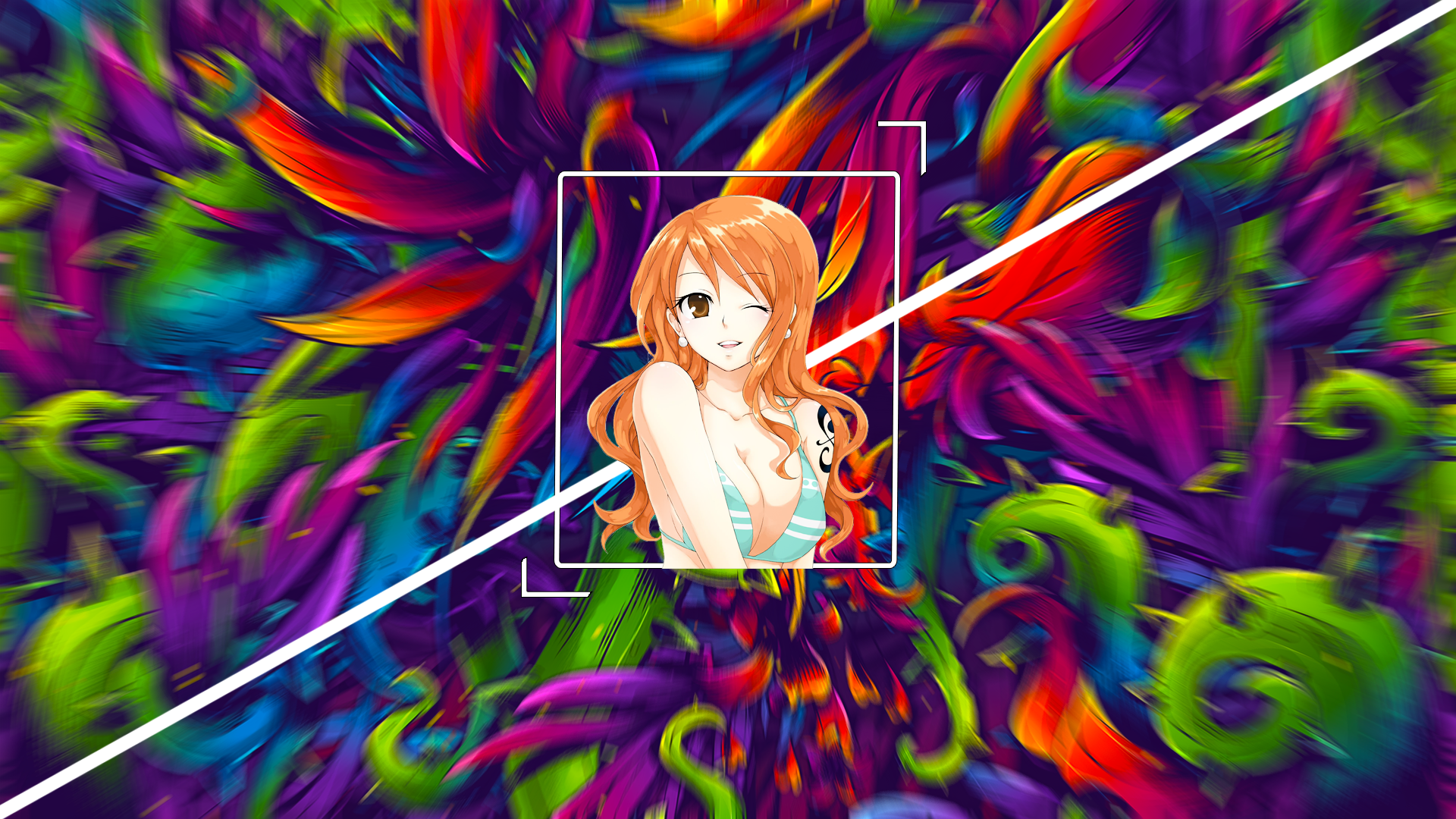 Onepiece Nami Picture In Picture One Piece 1920x1080