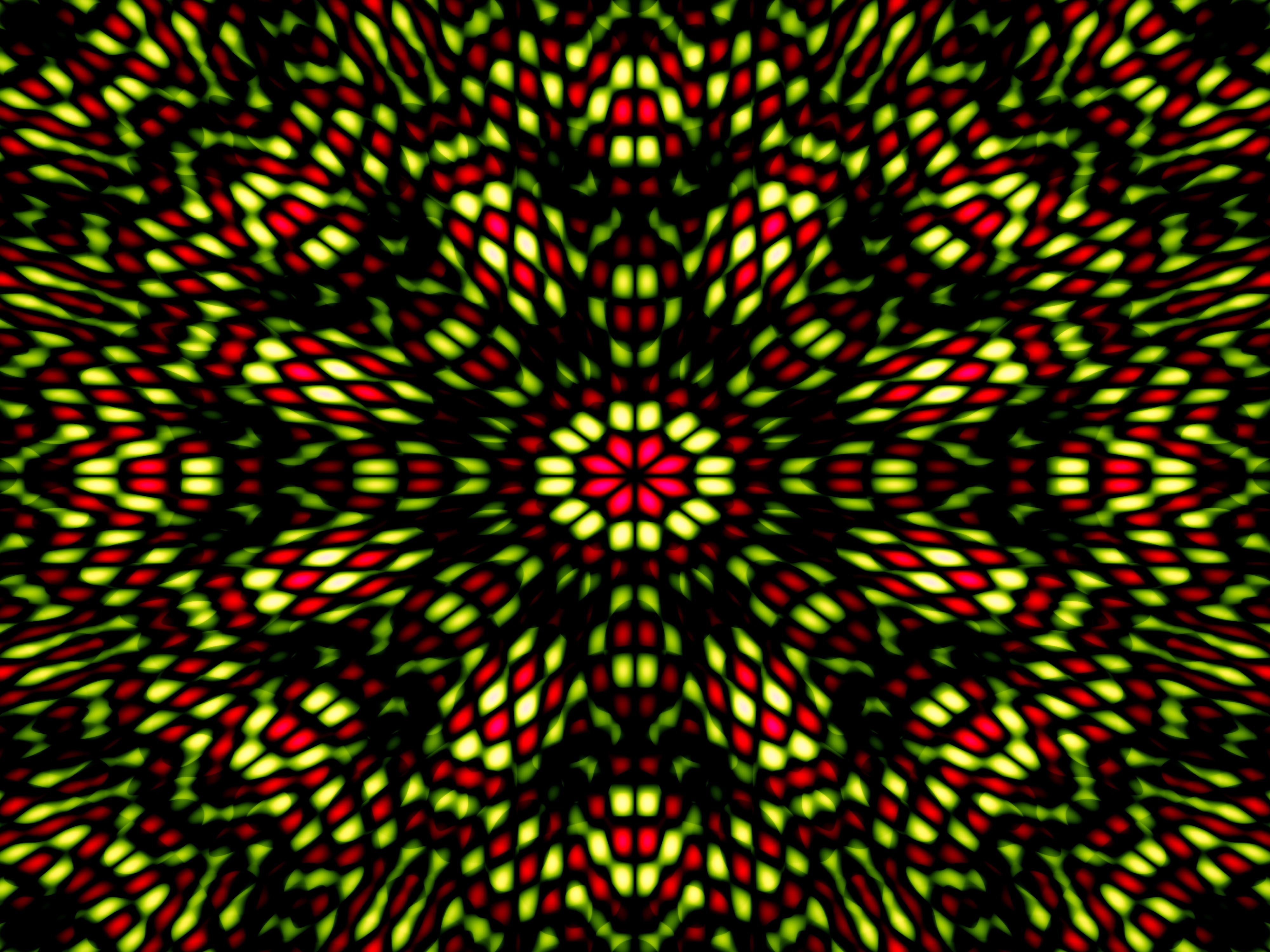 Colors Digital Art Kaleidoscope 4000x3000