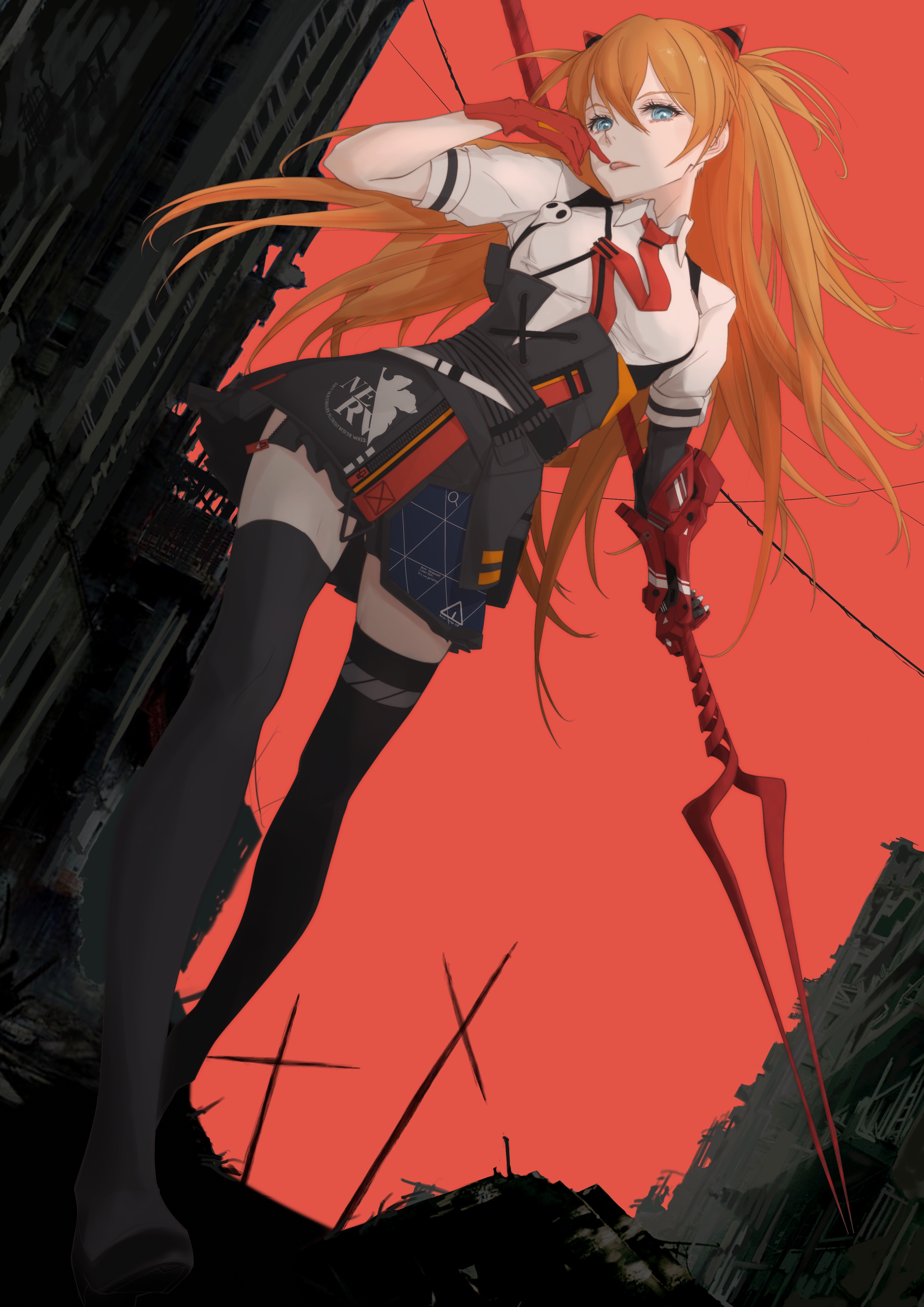 Asuka Langley Soryu Neon Genesis Evangelion Evangelion 3 0 Spear Of Longinus 2894x4093