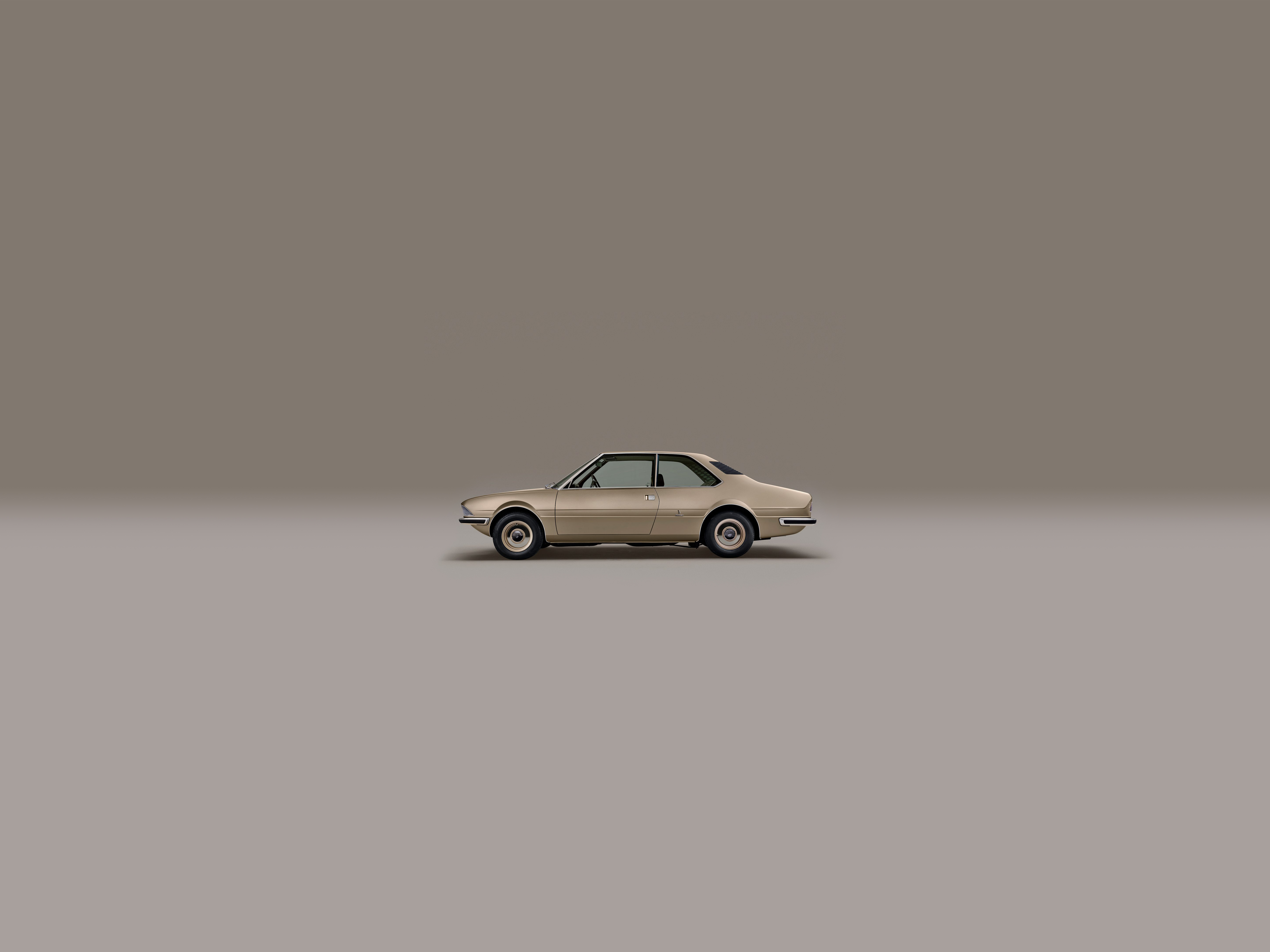 Car Old Car Brown Background Minimalism BMW Garmisch 5786x4340