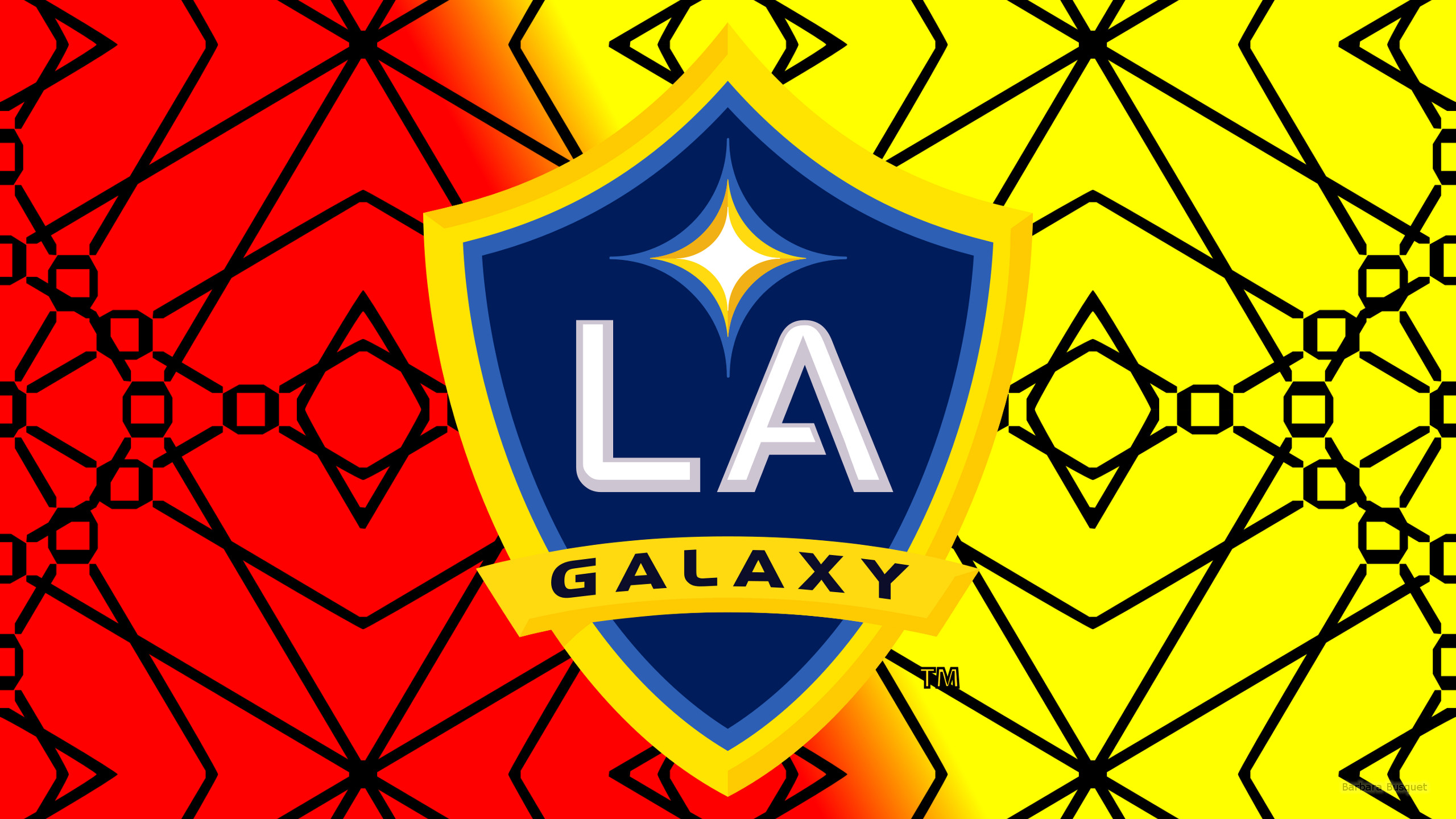 Emblem La Galaxy Logo Mls Soccer 2560x1440