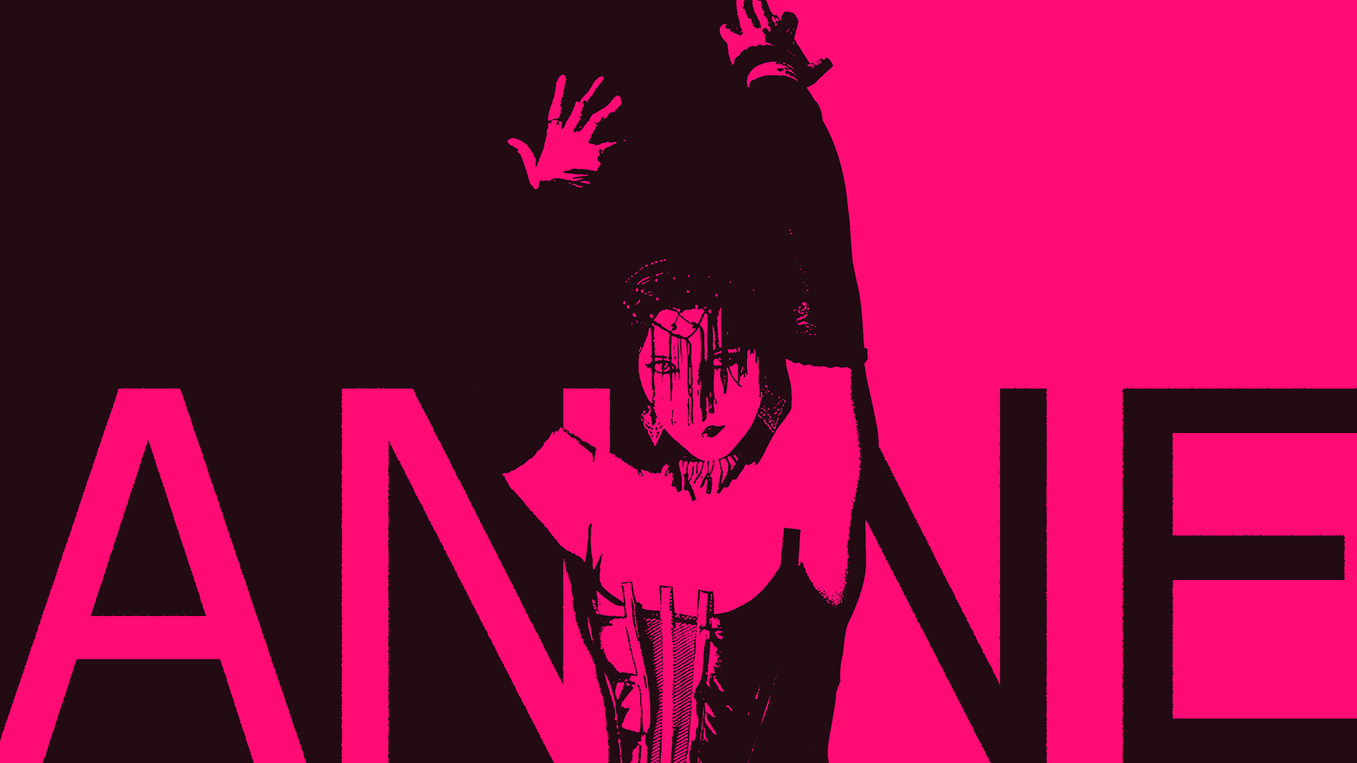Anne Nurmi Lacrimosa Gothic Dark Contrast Minimalism Band 1920x1080