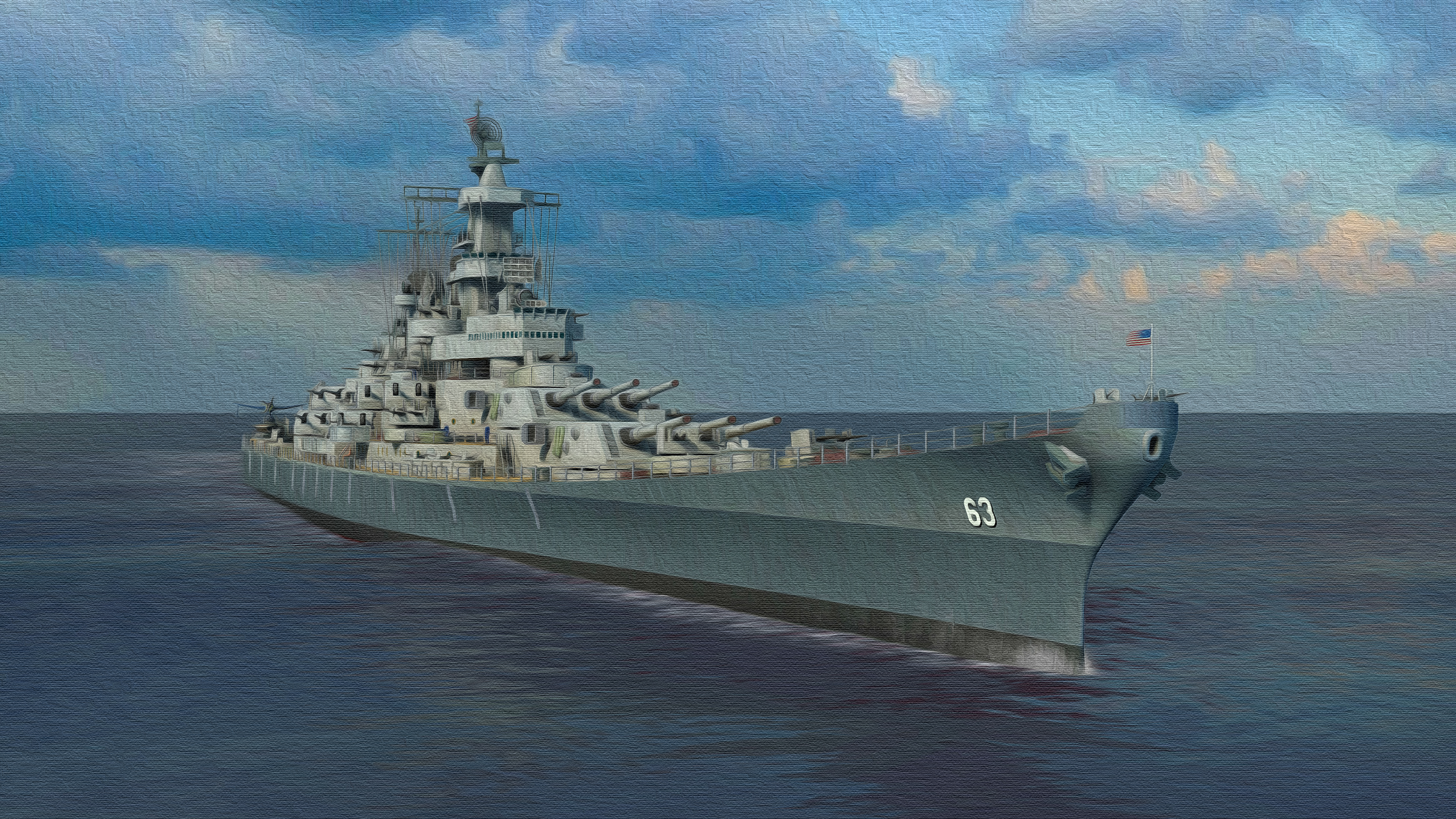 Artistic Battleship 3840x2160