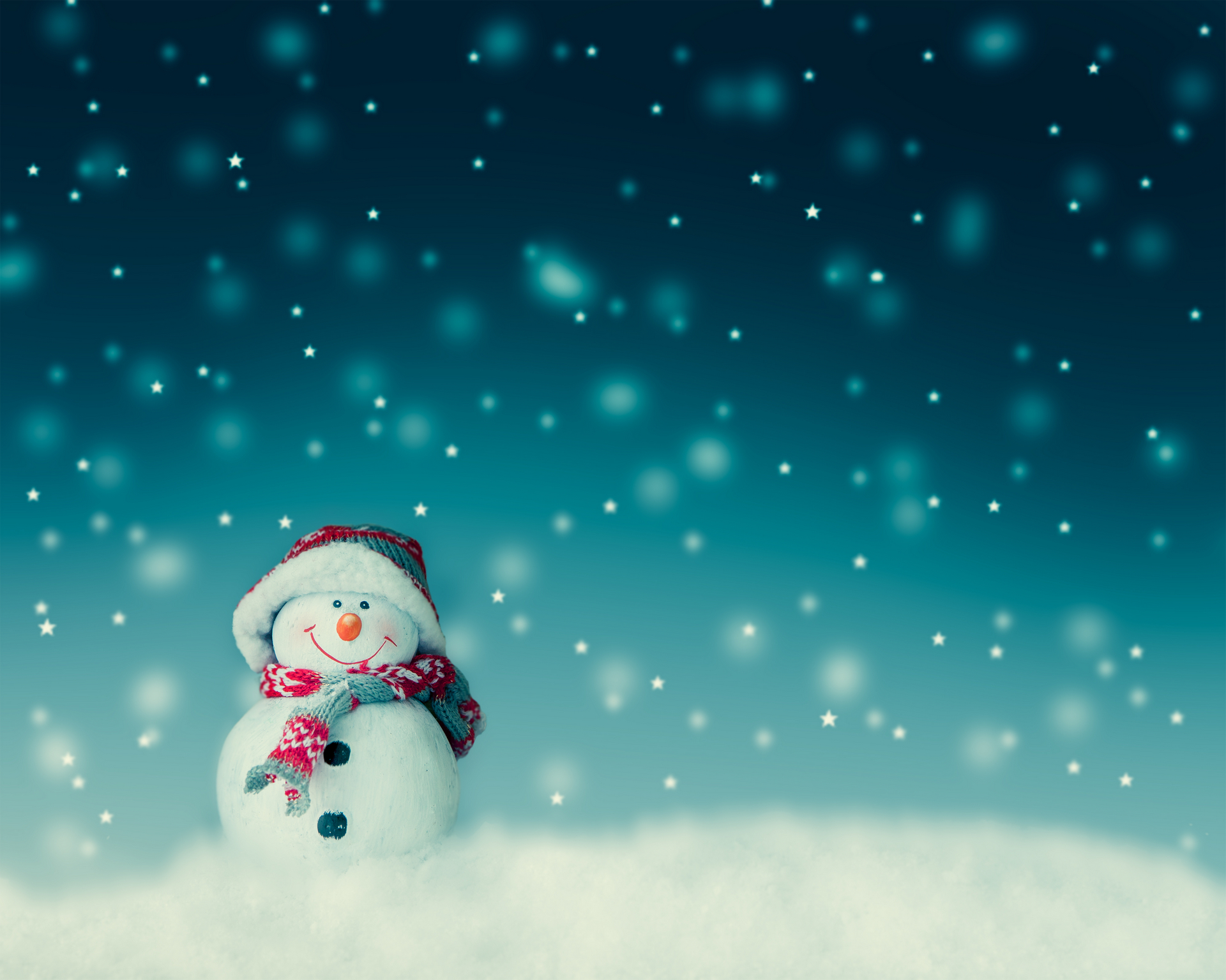Christmas Scarf Snowman Winter 1920x1536