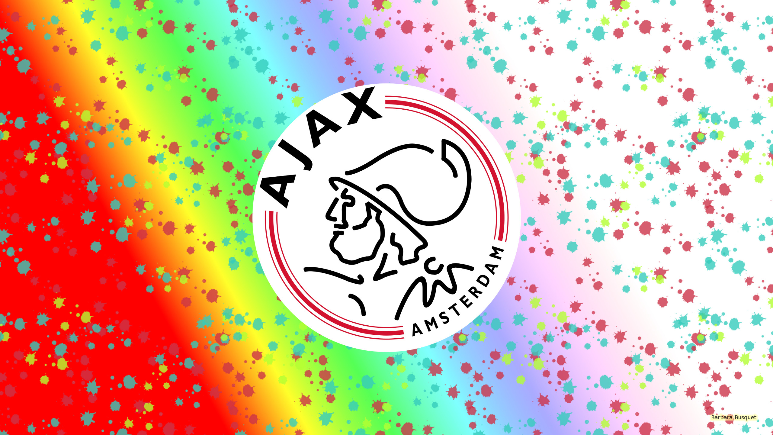 Afc Ajax Emblem Logo Soccer 2560x1440