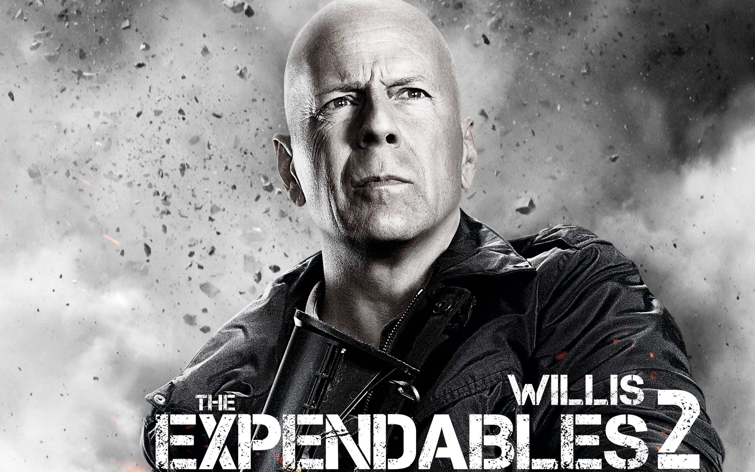 Bruce Willis Church The Expendables The Expendables 2 2560x1600