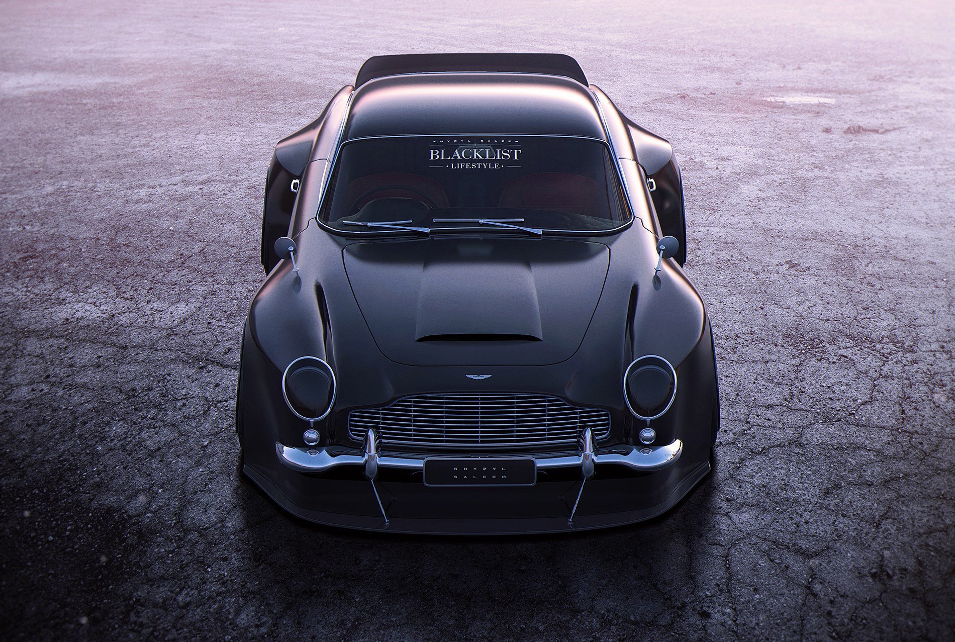 Khyzyl Saleem Digital Art Render Aston Martin Aston Martin DB5 1900x1277