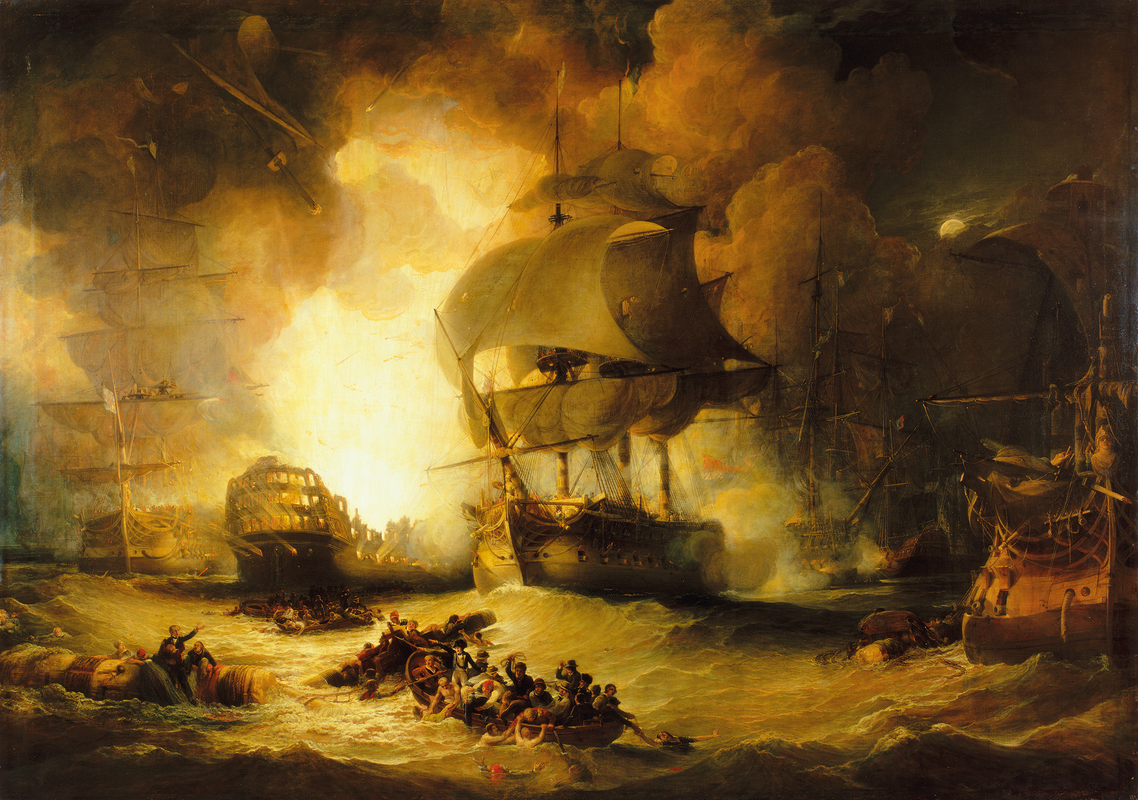 Royal Navy Battle Of The Nile Sailing Ship Boat 2304x1619