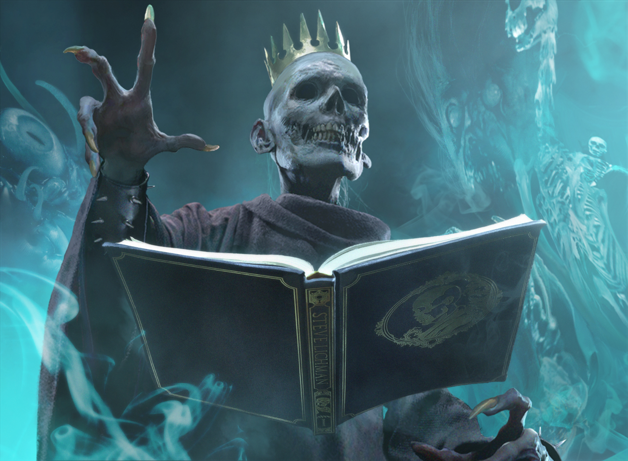 Book Creepy Crown Necromancer Undead 2000x1469