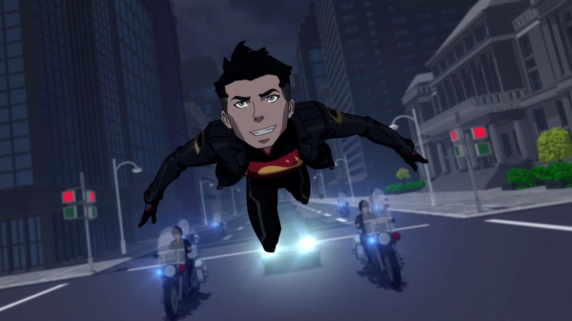 Black Hair Boy Conner Kent Flying Reign Of The Supermen Smile Superboy 1920x1080