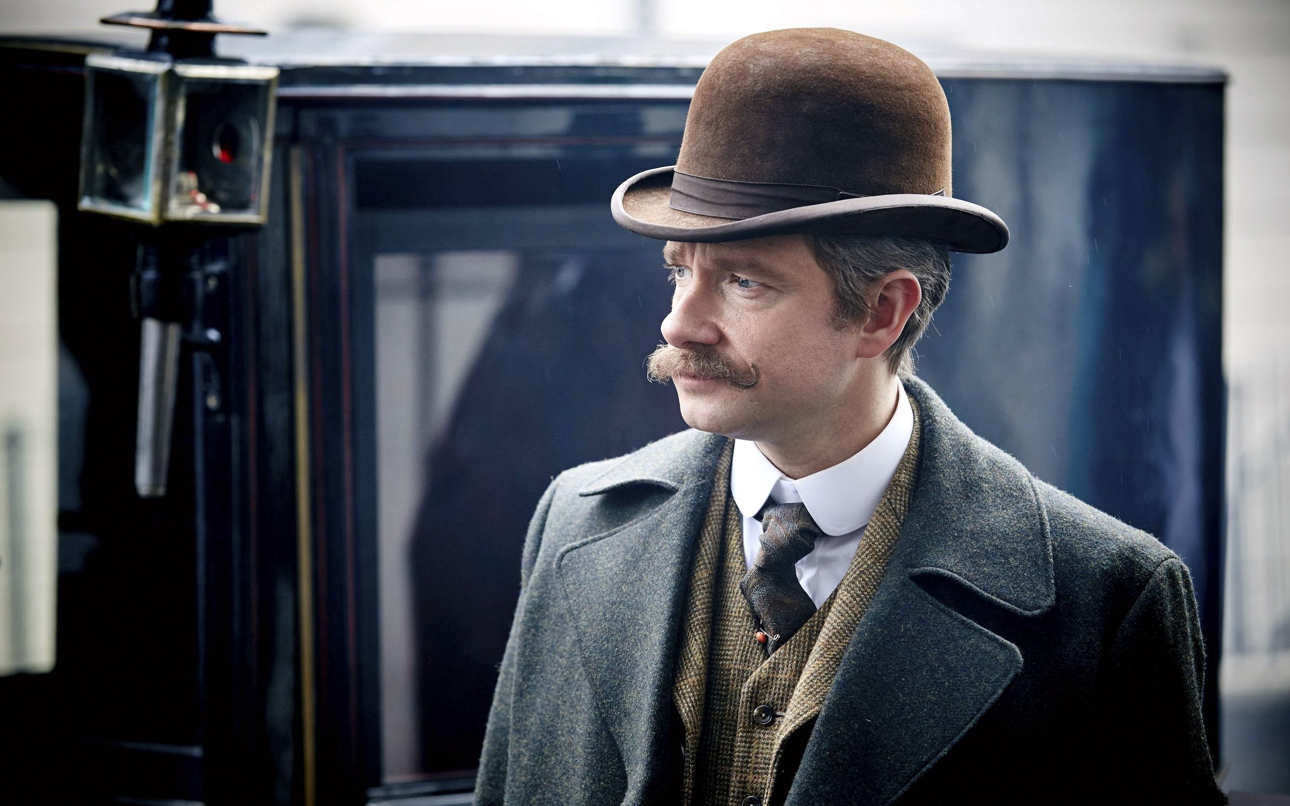 John H Watson Martin Freeman Sherlock Holmes 2560x1600