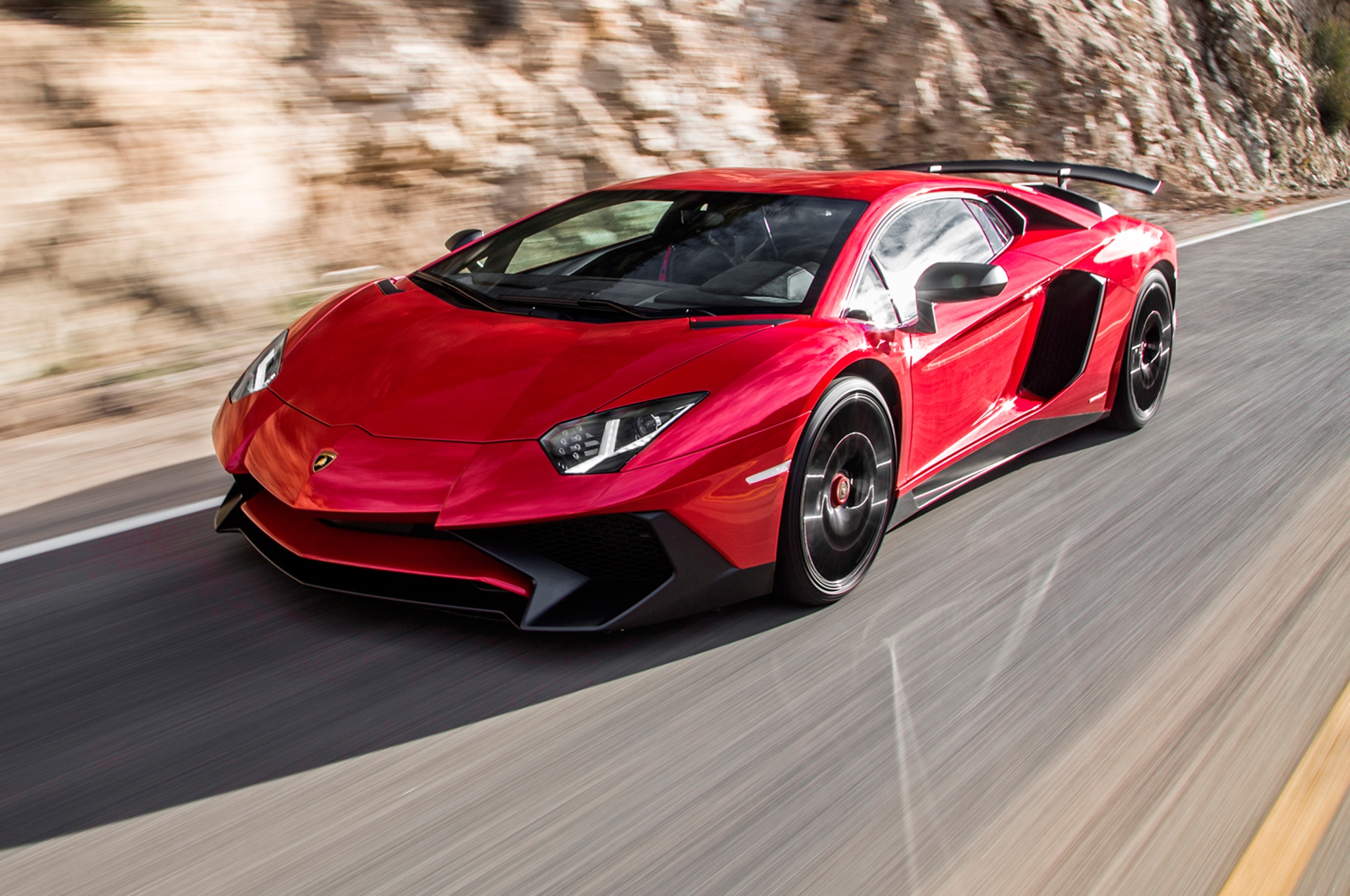 Car Lamborghini Lamborghini Aventador Red Car Sport Car Supercar Vehicle 2048x1360