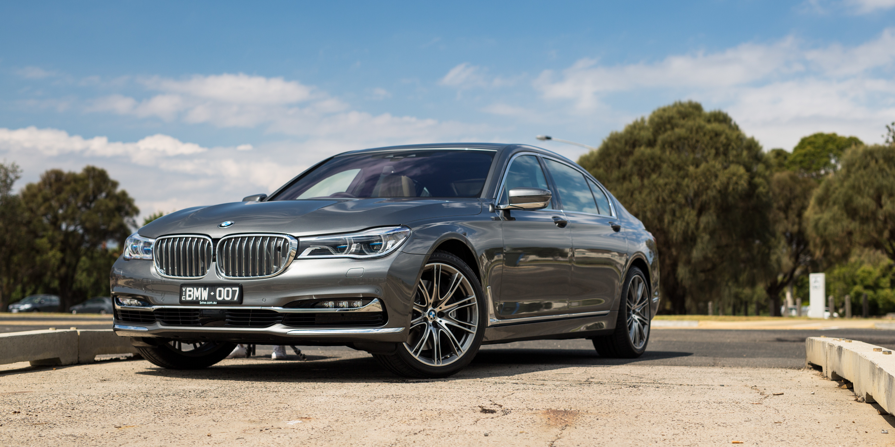 Bmw Bmw 7 Series Car Luxury Car Silver Car Vehicle 3000x1500