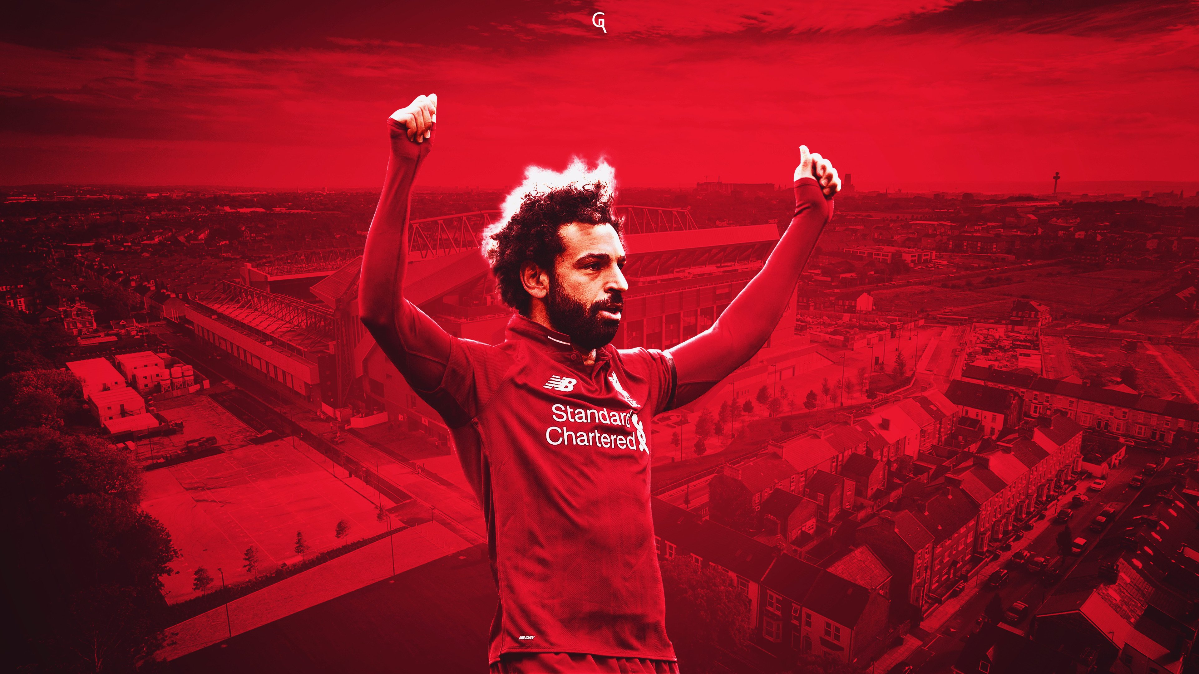 Egyptian Liverpool F C Mohamed Salah Soccer 3840x2160