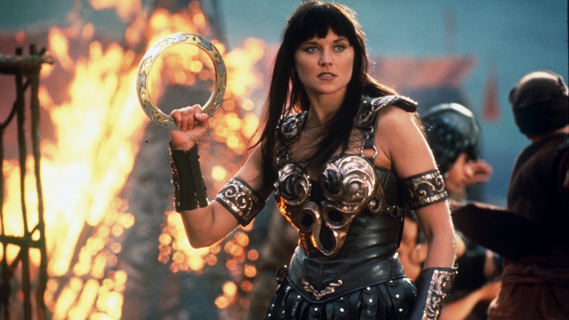 Girl In Armor Lucy Lawless 1920x1080