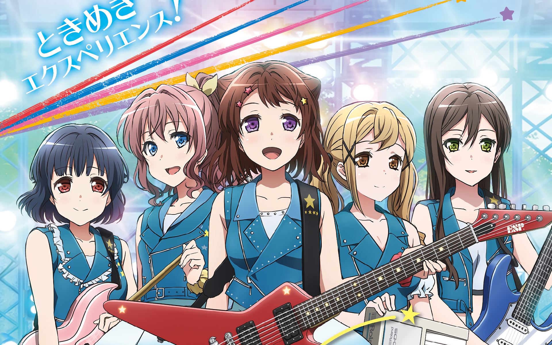 Anime Girls Anime Games BanG Dream Guitar 1920x1200