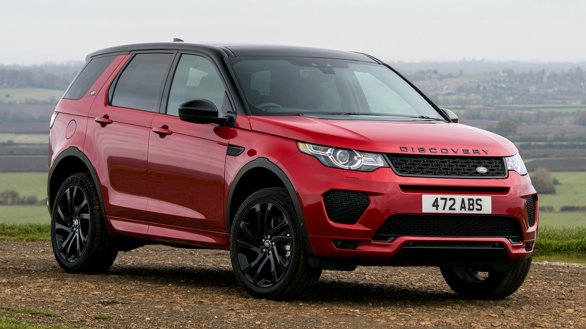 Car Crossover Car Land Rover Discovery Sport Dynamic Luxury Car Red Car Suv Subcompact Car 1920x1080