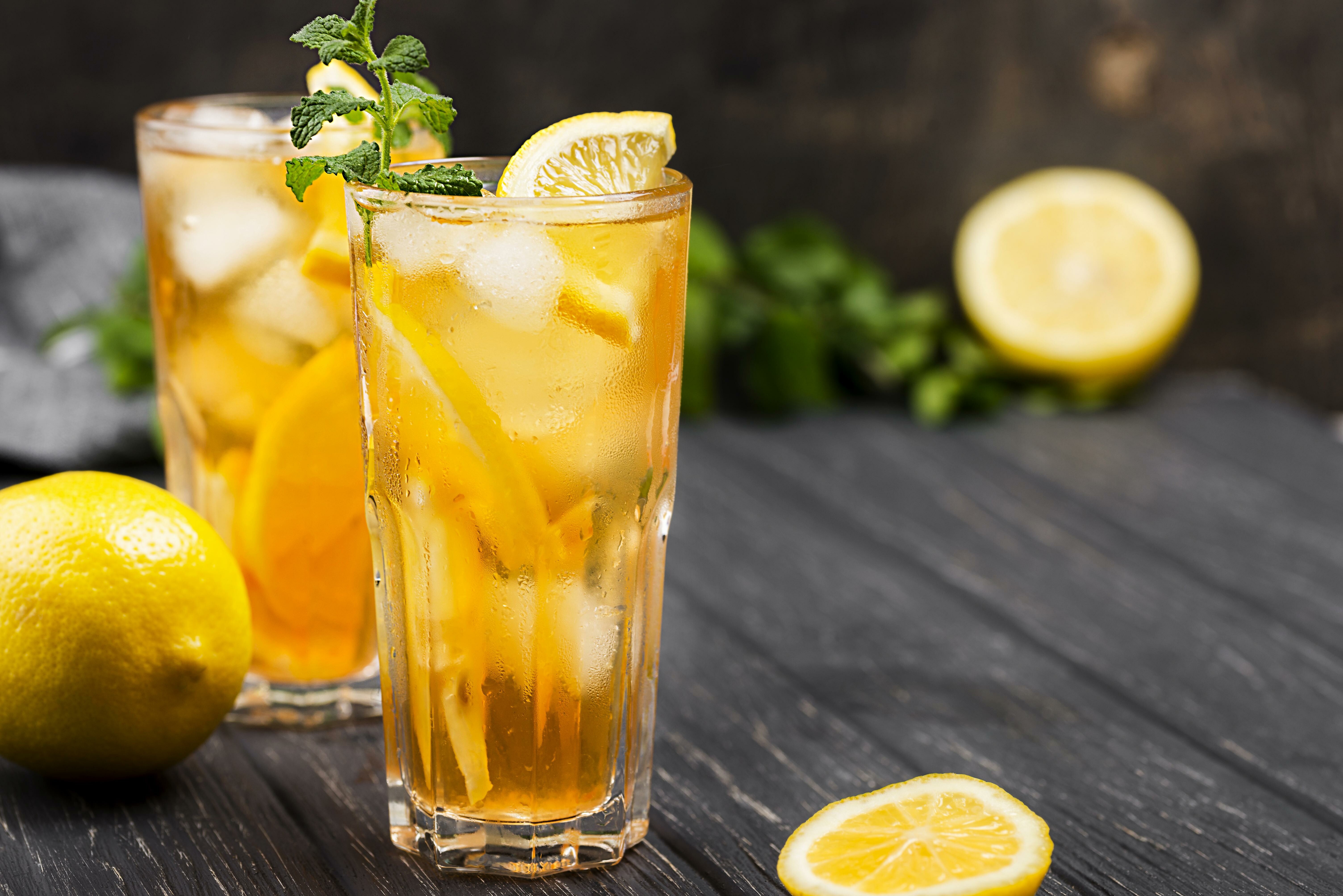 Drink Glass Lemon Lemonade 6016x4016
