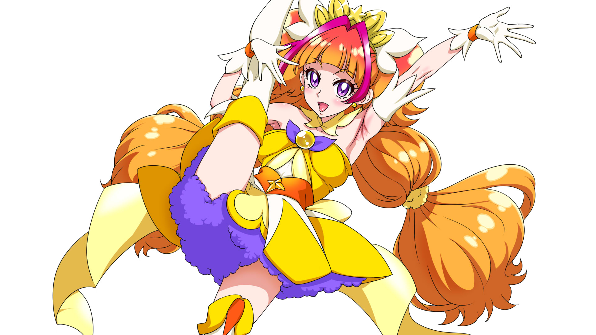 Pretty Cure Precure Armpit Thigh Highs 1920x1080