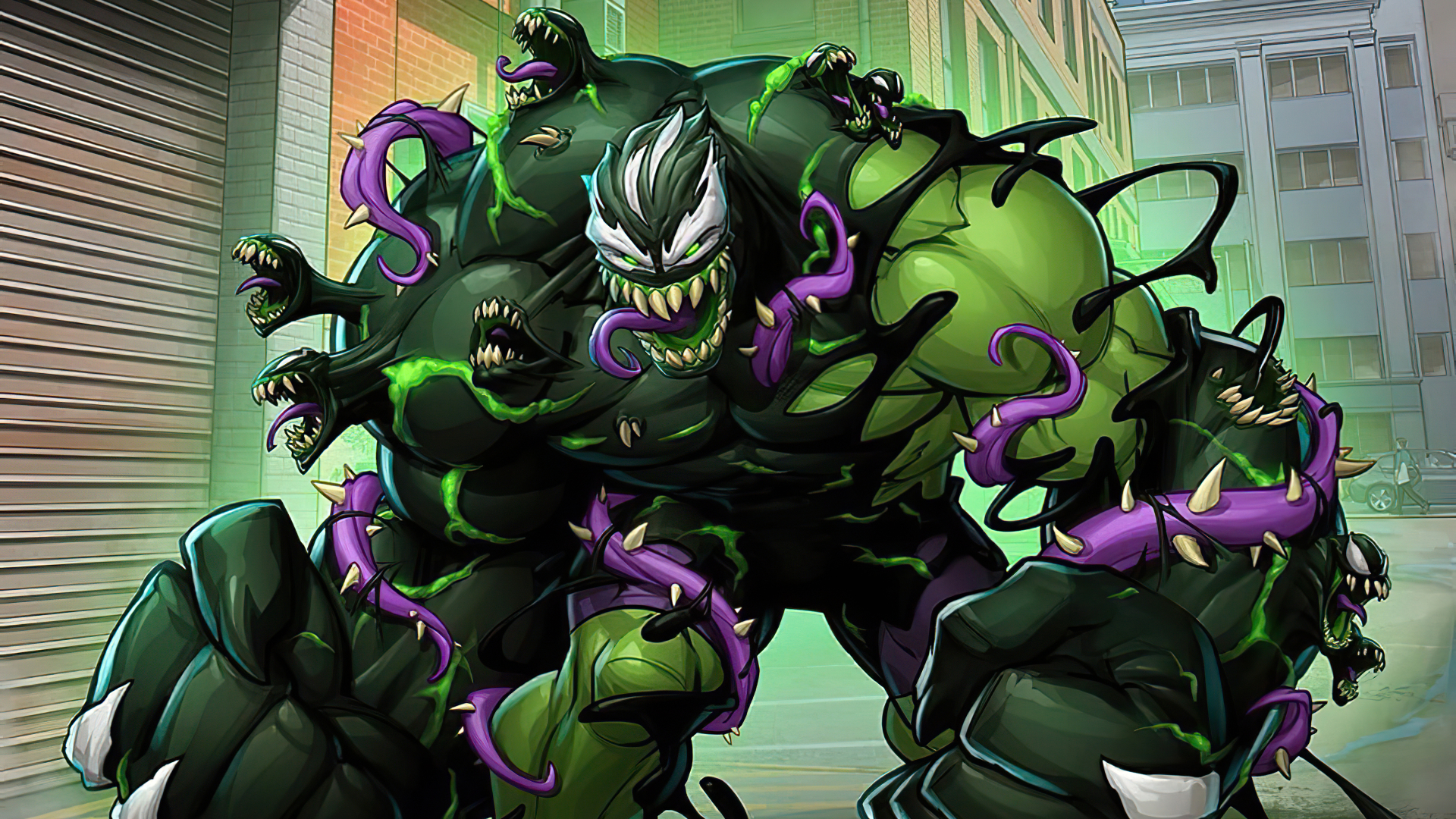 Crossover Hulk Marvel Comics Venom 1920x1080