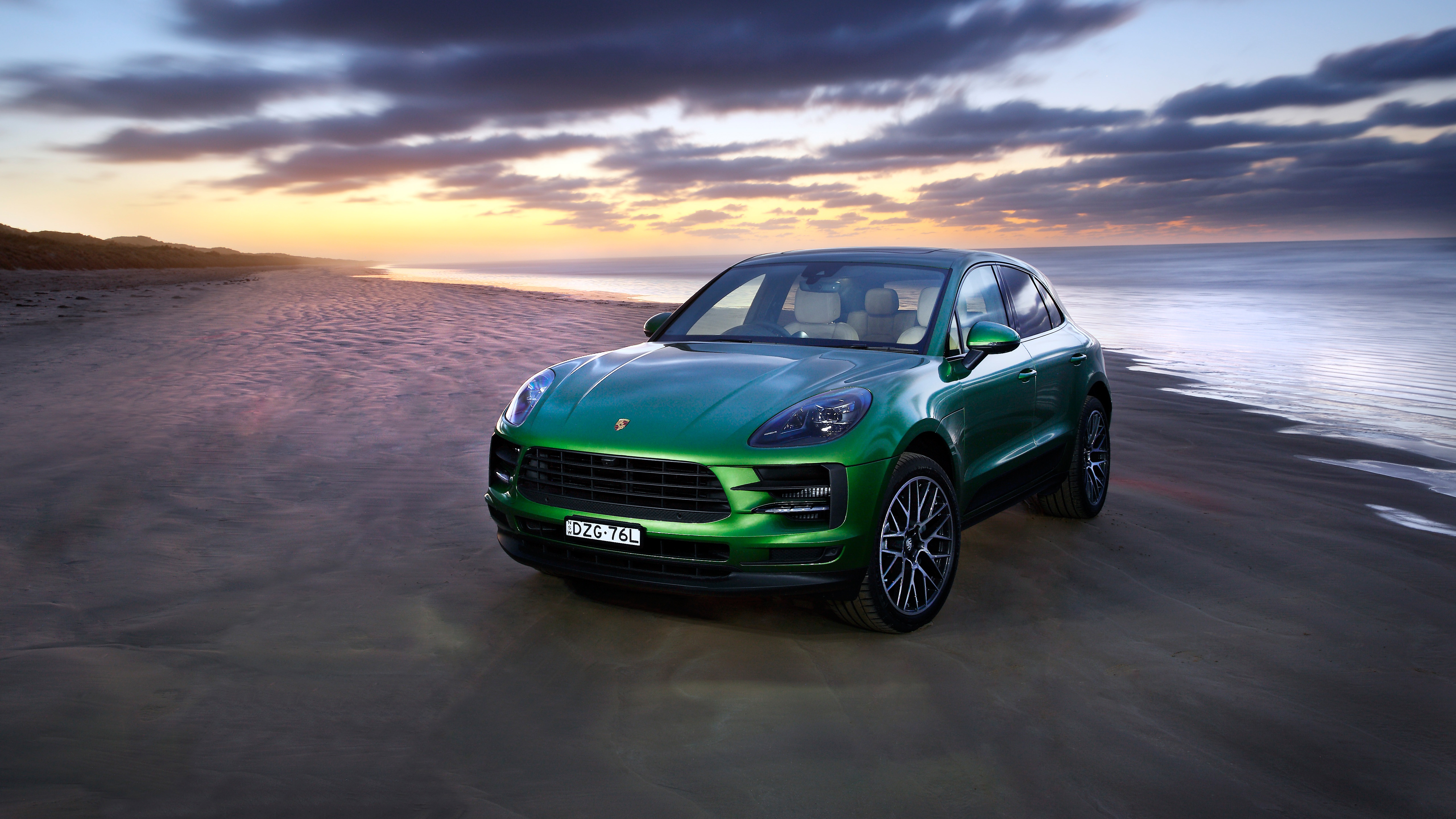 Car Green Car Luxury Car Porsche Porsche Macan Porsche Macan S Suv Vehicle 5120x2880