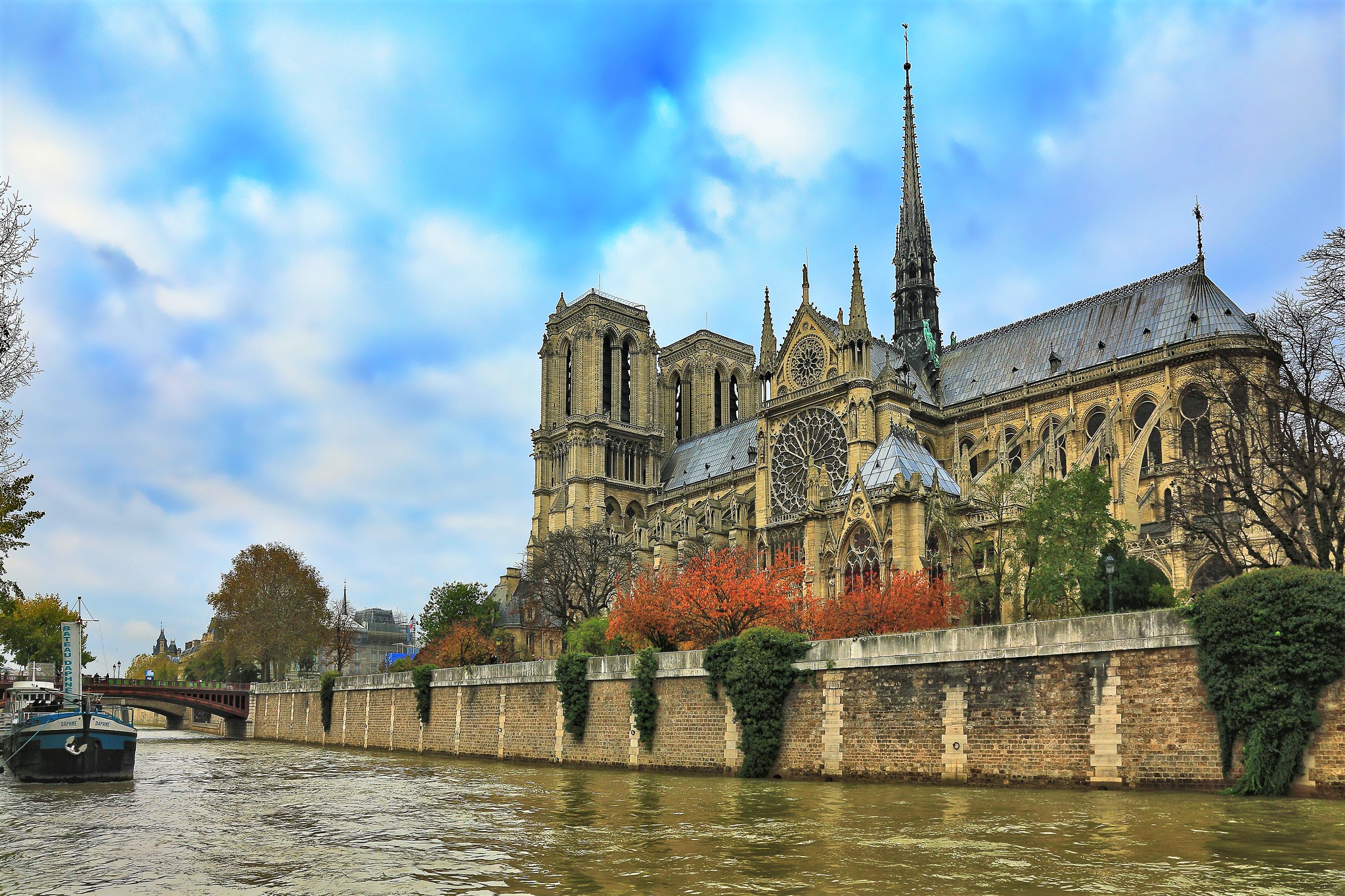 Architecture Cathedral France Notre Dame De Paris Paris Religious 2048x1365