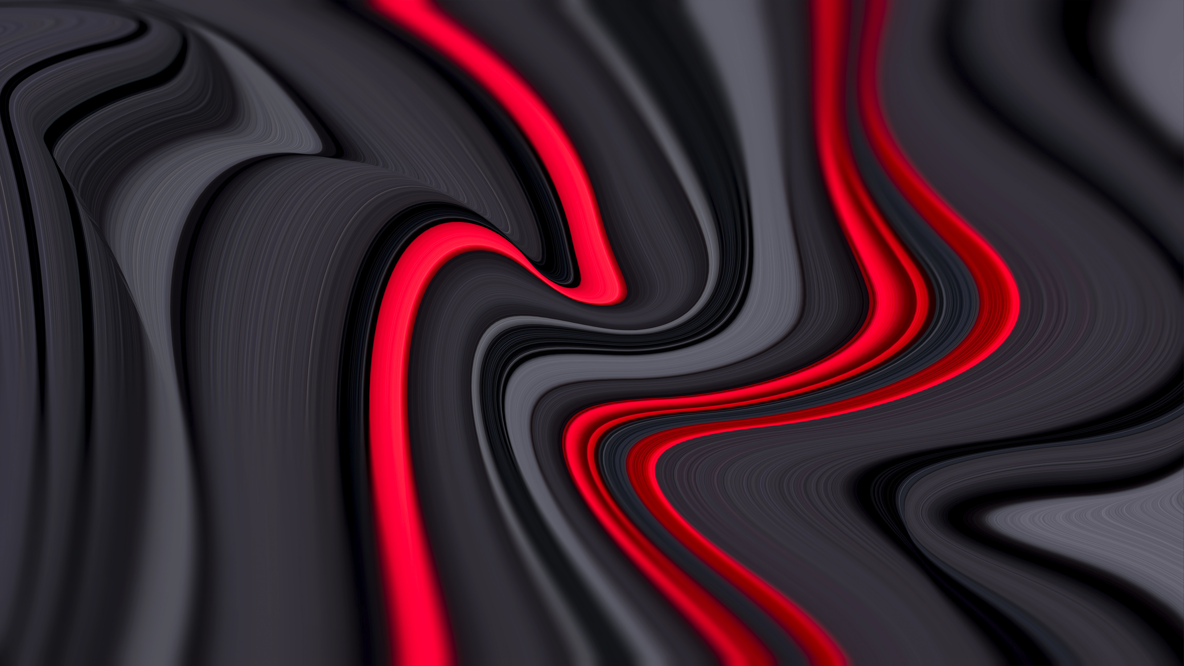 Abstract Swirls 3D 3840x2160
