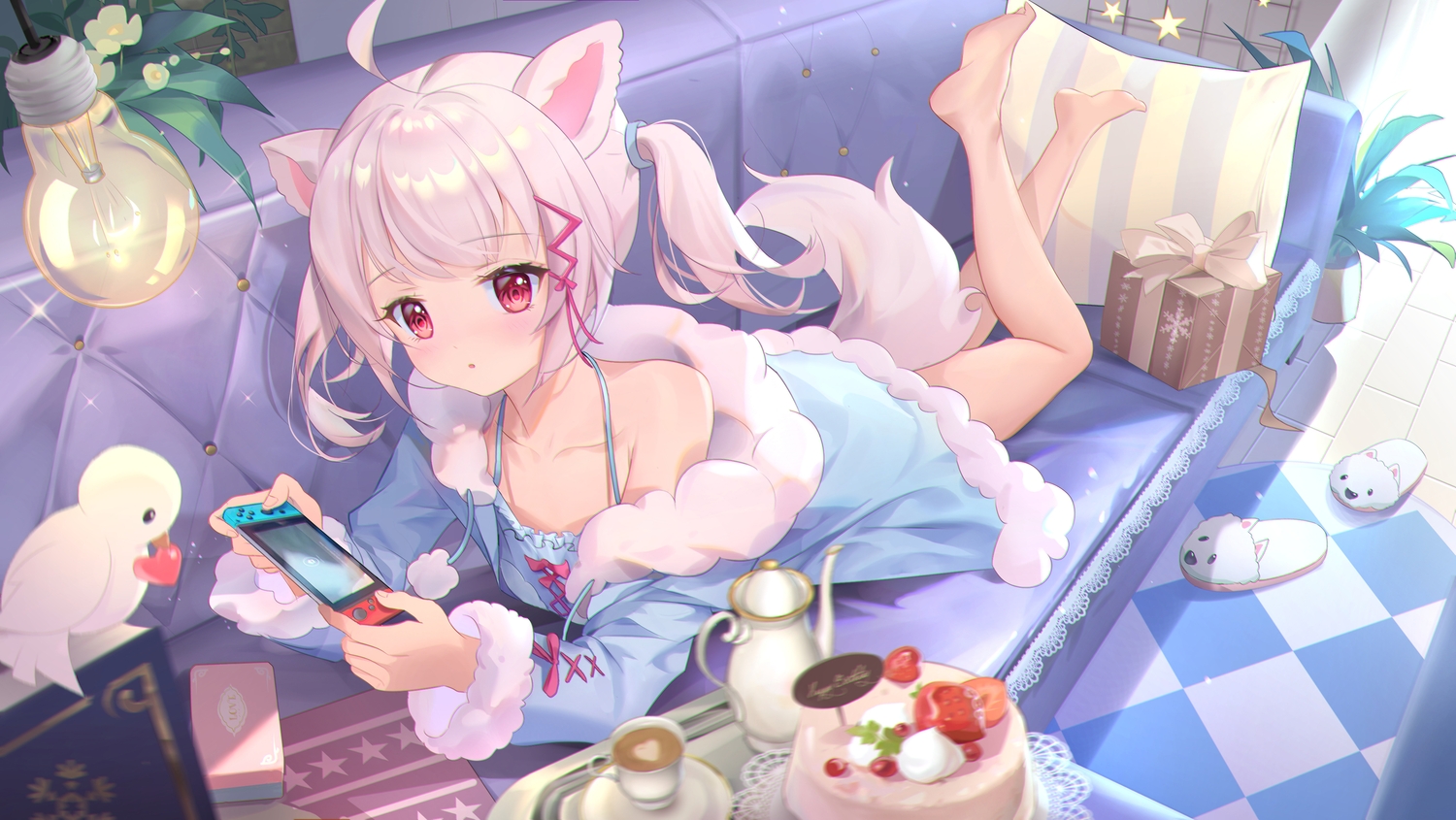 Animal Ears Tail Twintails Blush 1500x845