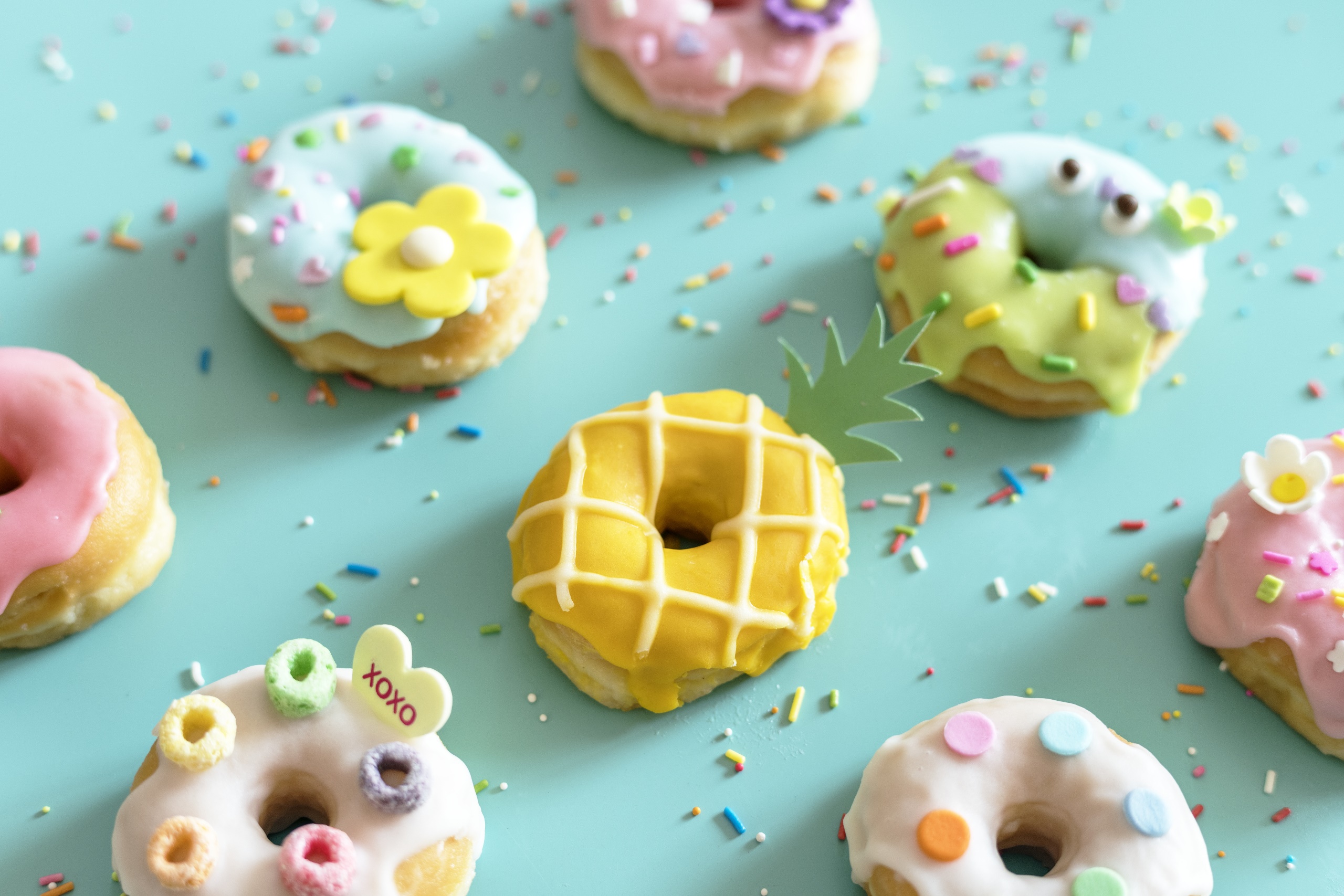 Food Sweets Colorful Donut Donuts 2560x1707