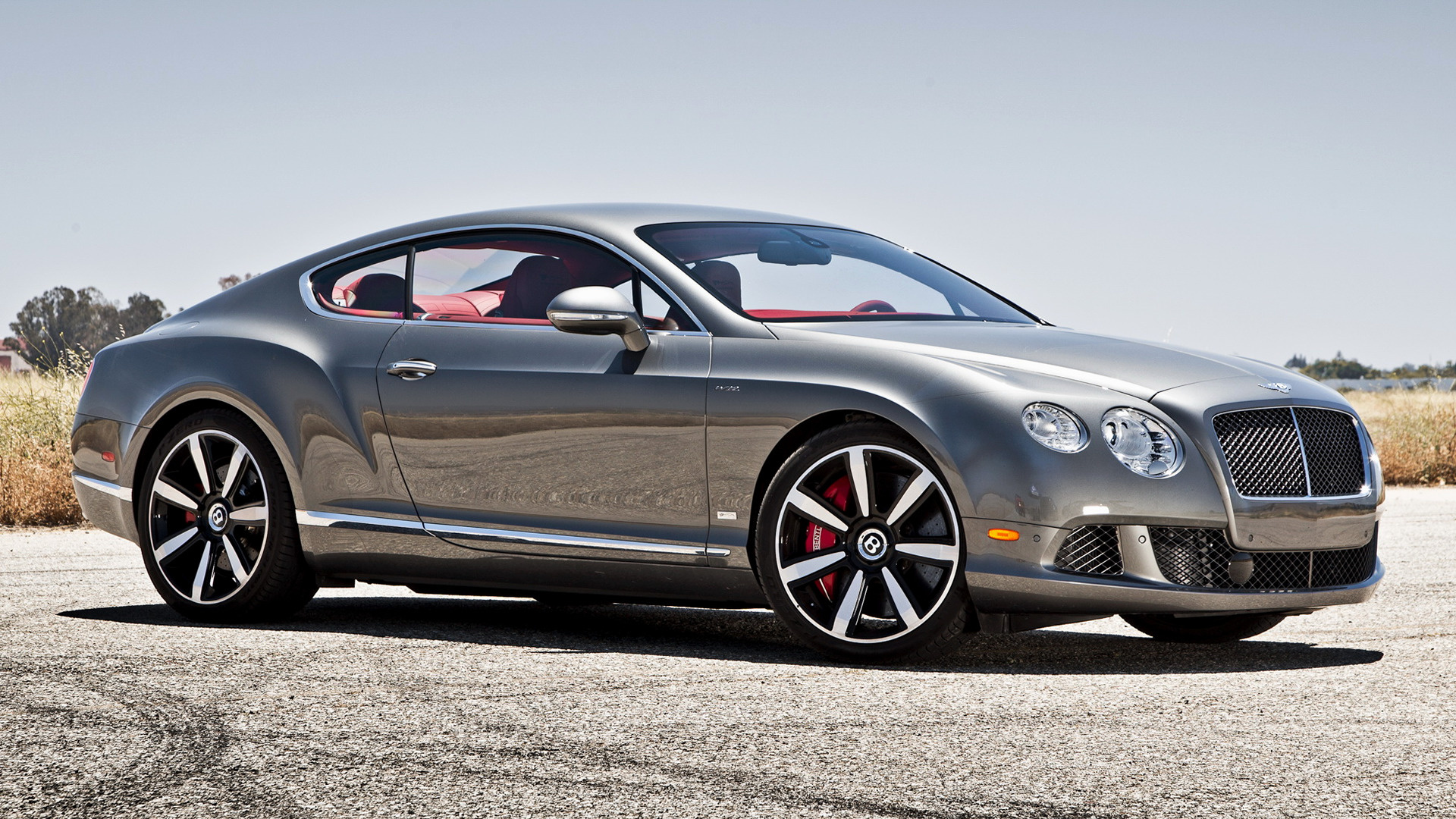 Bentley Continental Gt Speed Car Coupe Fastback Grand Tourer Luxury Car Silver Car 1920x1080
