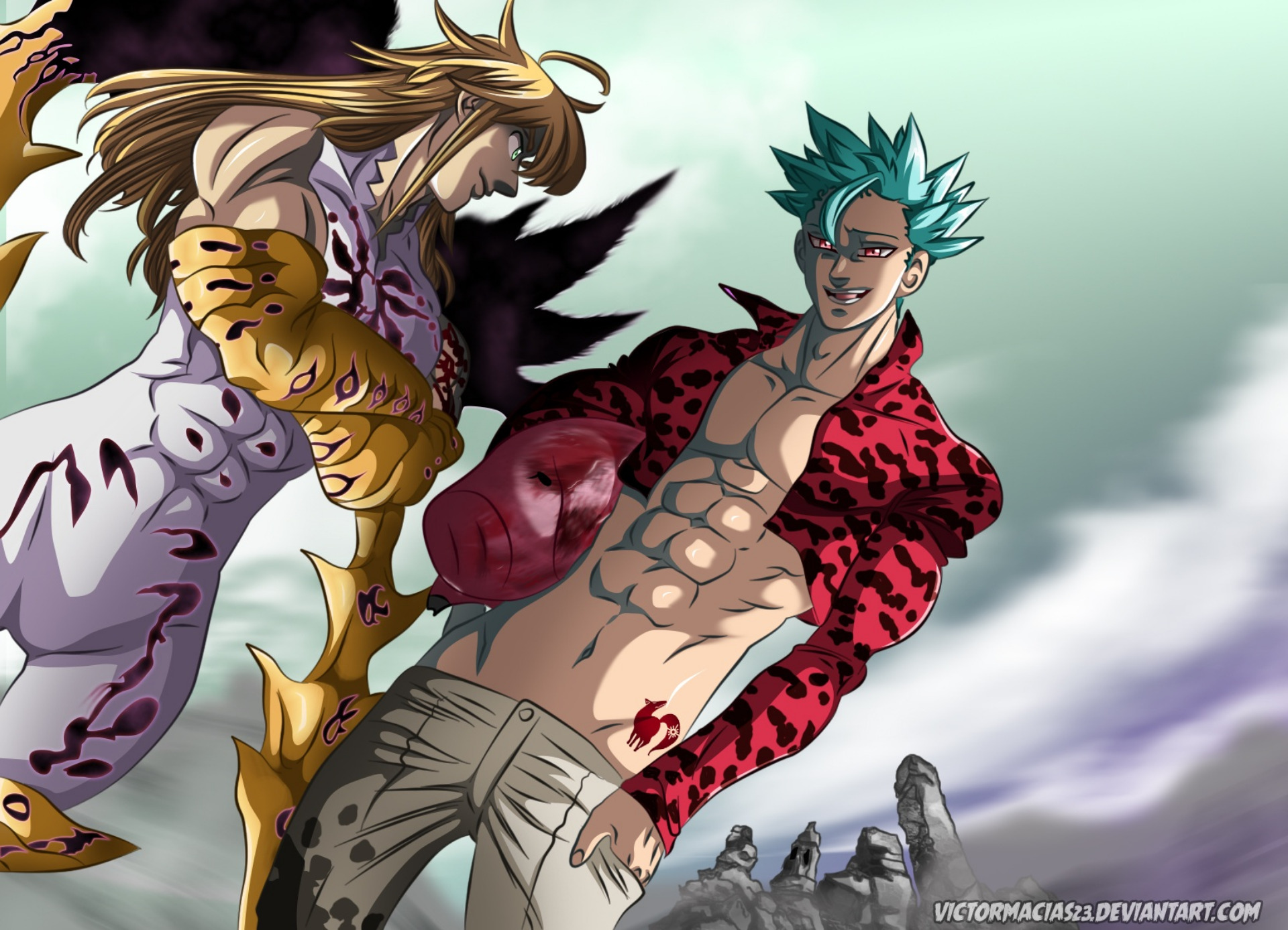 Ban The Seven Deadly Sins Demon King The Seven Deadly Sins Hawk The Seven Deadly Sins Meliodas The S 1920x1387