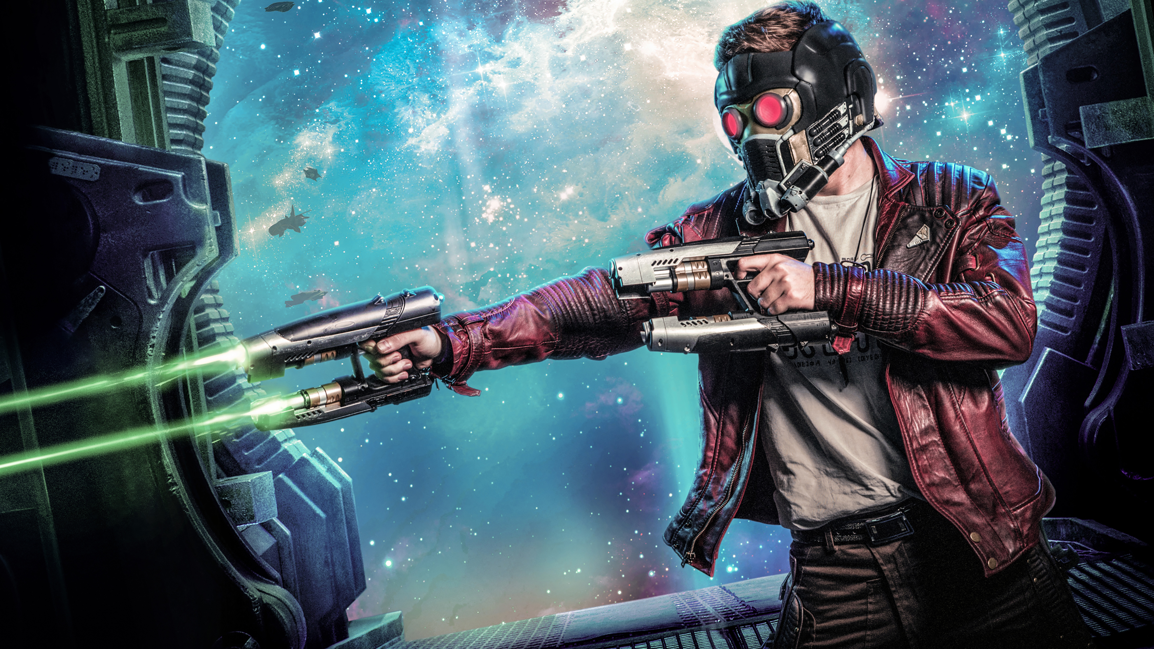 Guardians Of The Galaxy Marvel Comics Star Lord Weapon 3840x2160