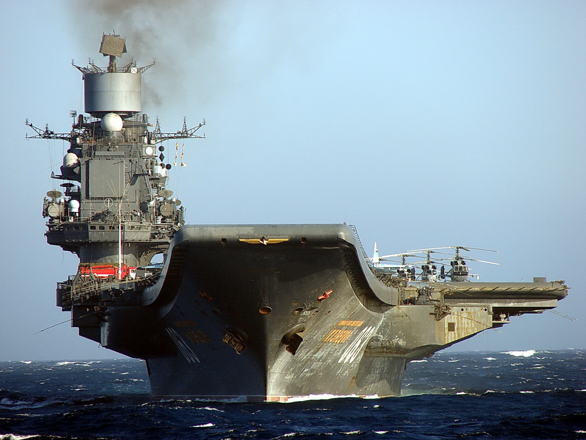 Aircraft Carrier Russian Aircraft Carrier Admiral Kuznetsov Warship 2010x1508
