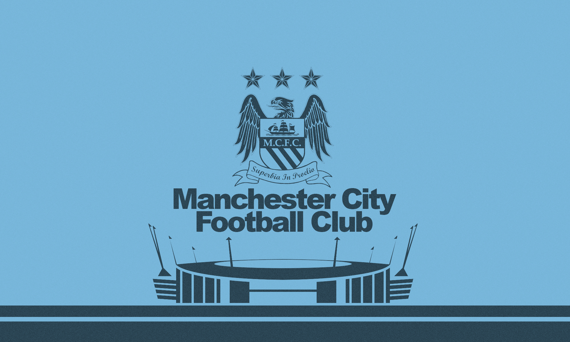 Emblem Logo Manchester City F C Soccer 2000x1200