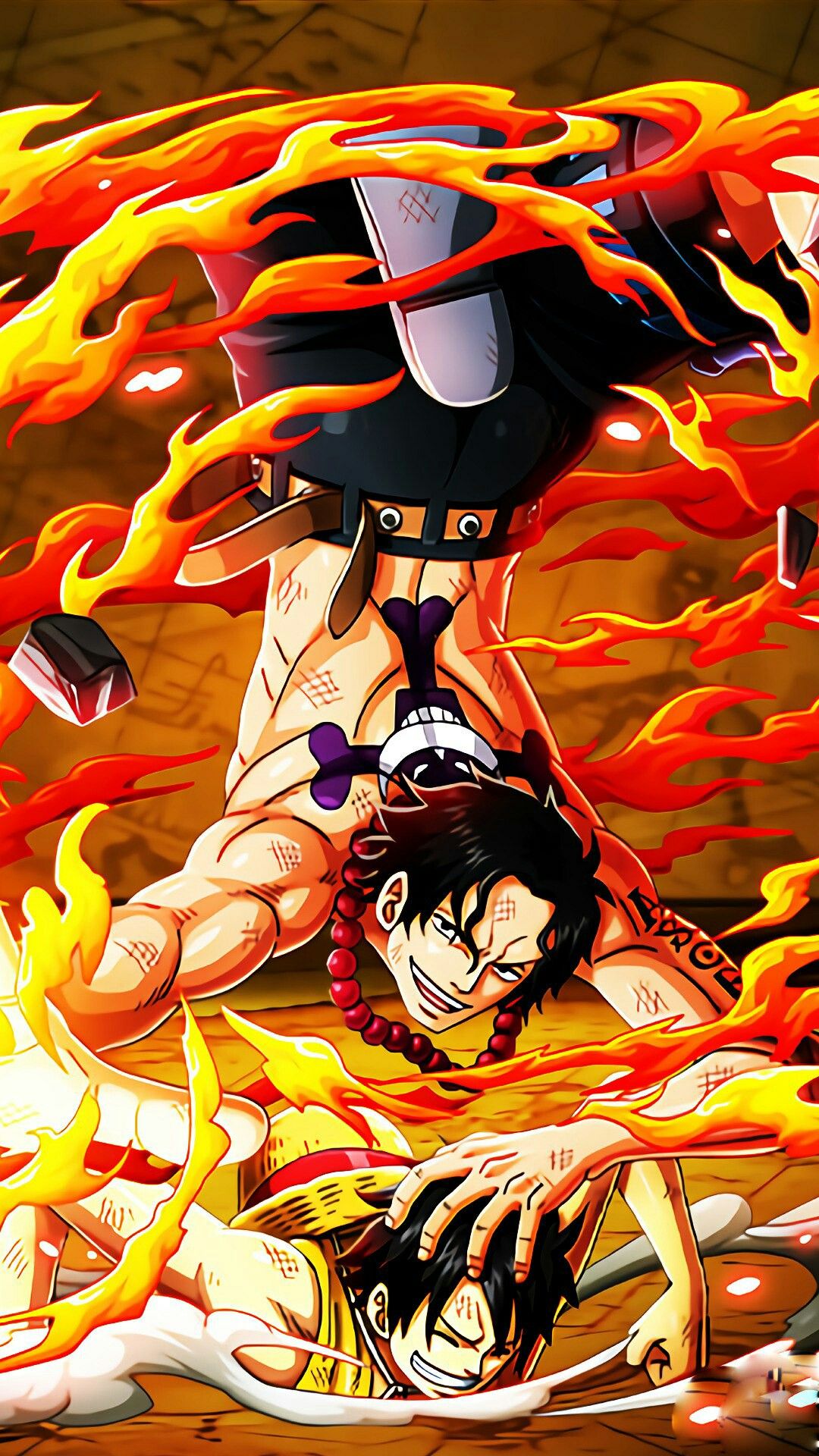 Anime Monkey D Luffy Anime Boys One Piece Portgas D Ace 1080x1920