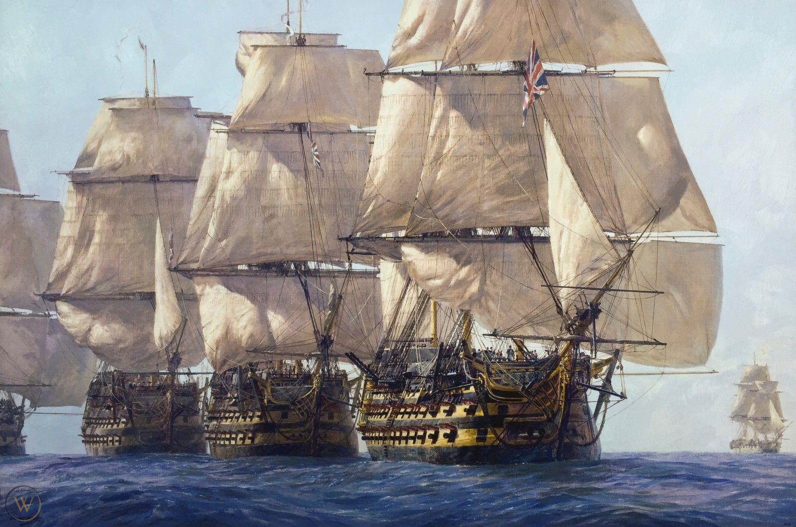 Sailing Sailing Ship Navy Royal Navy Ship Master And Commander Movie Painting 1599x1059