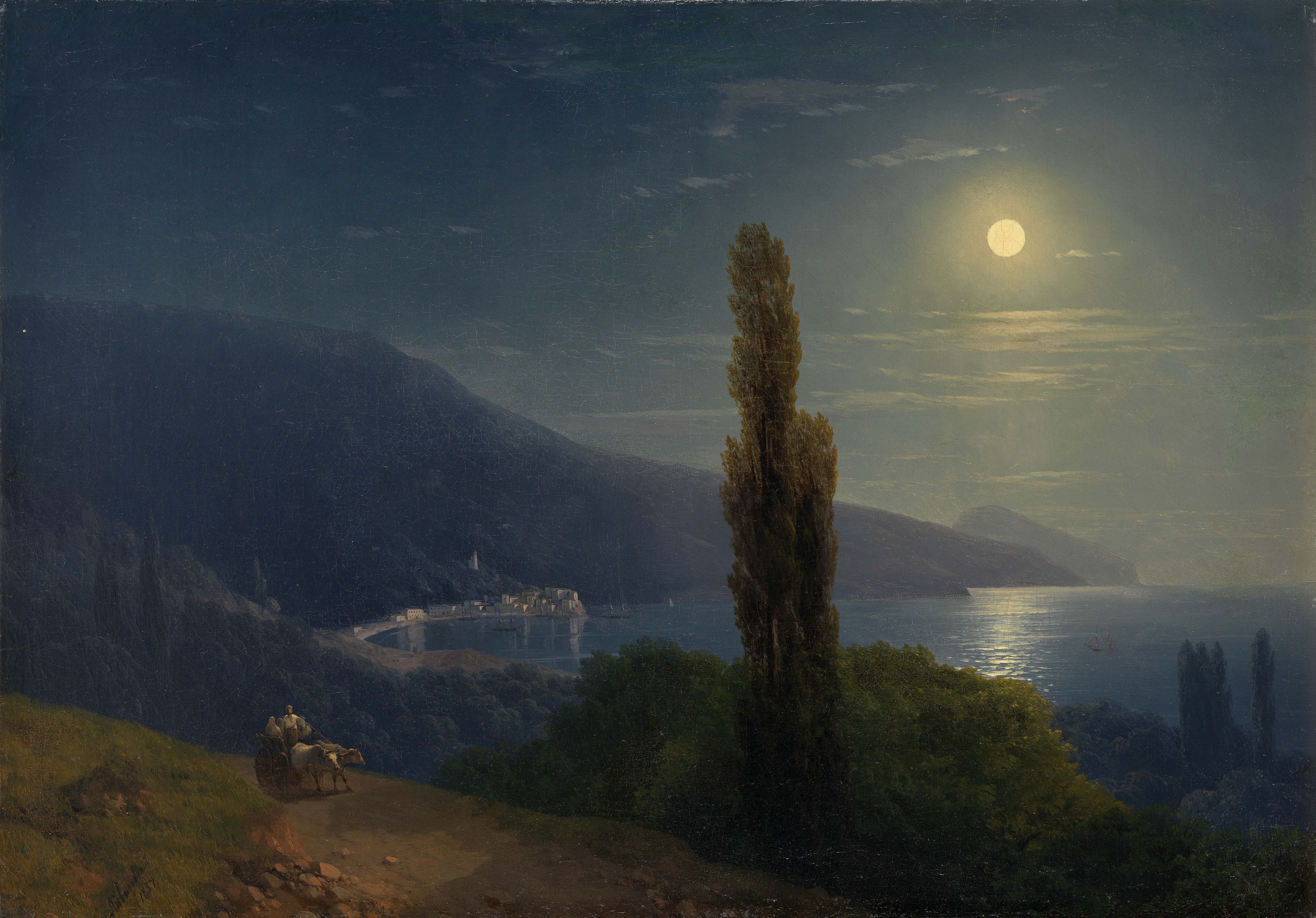 Ivan Aivazovsky Night Painting 6669x4654