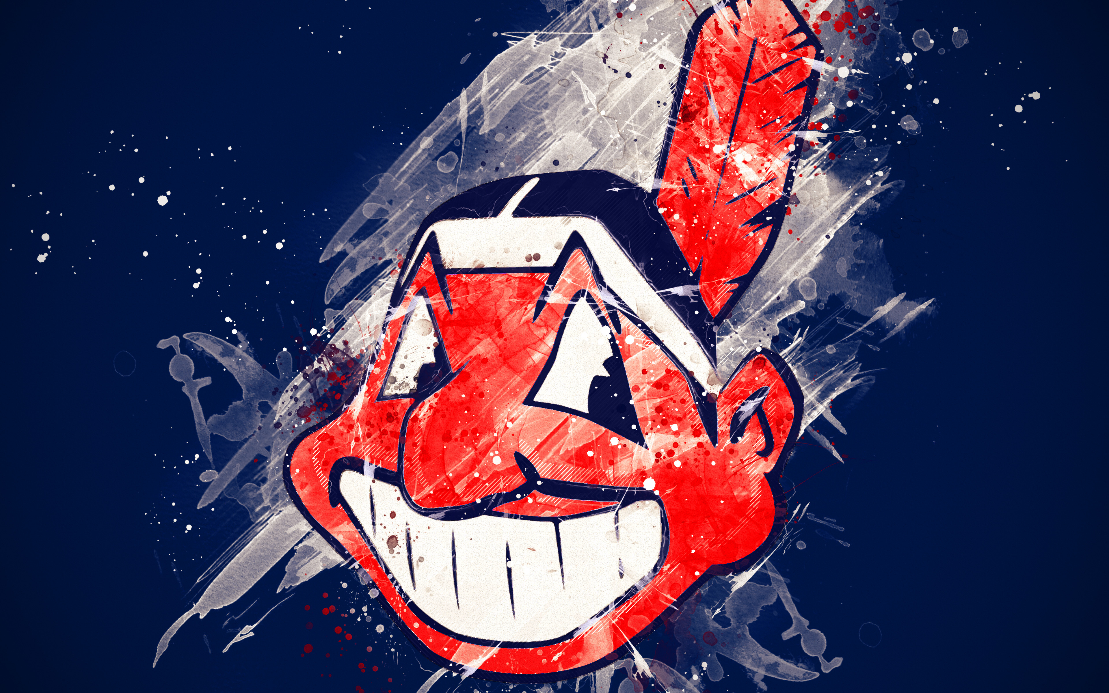 Baseball Cleveland Indians Logo Mlb 3840x2400