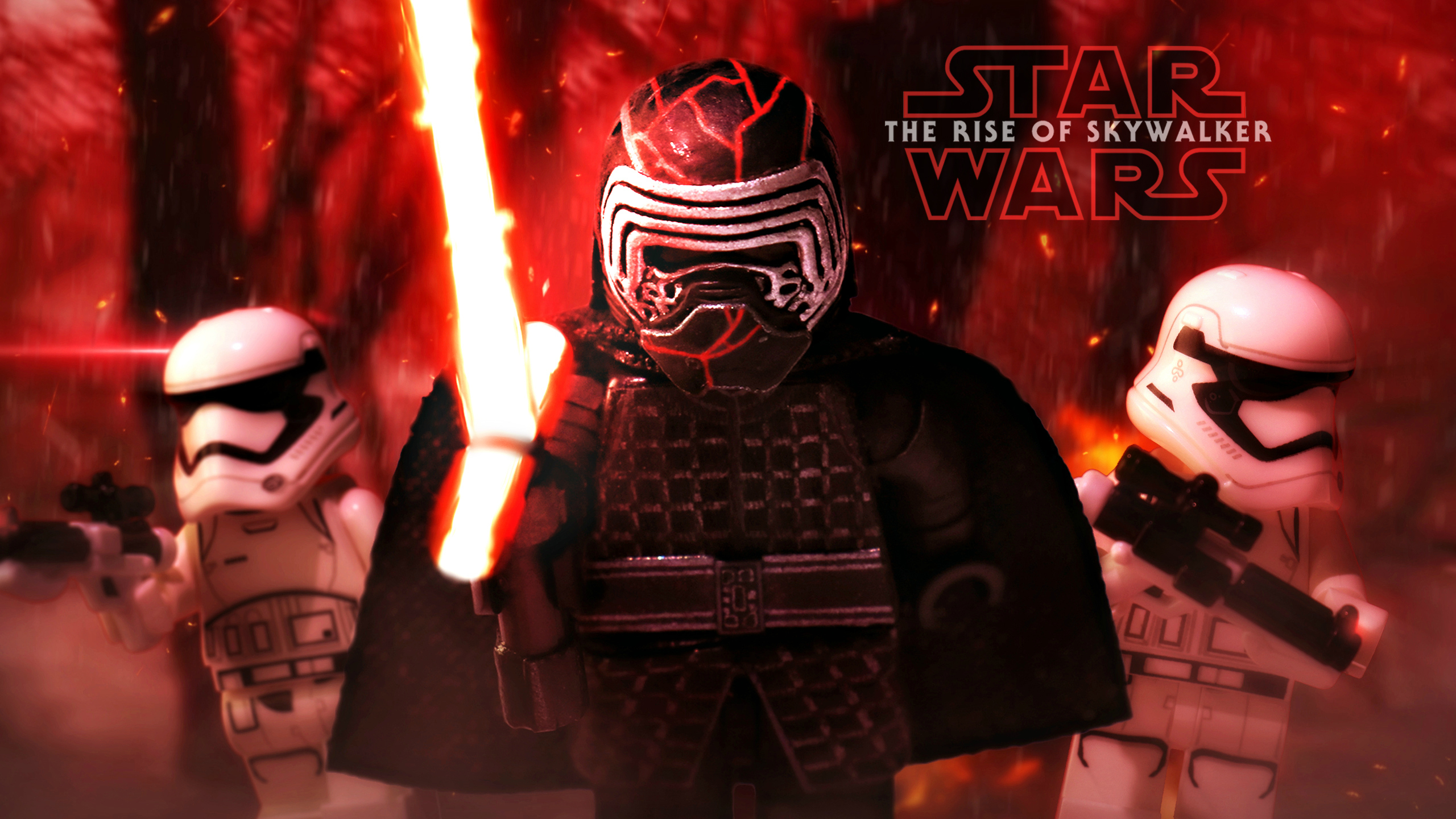 Kylo Ren Star Wars The Rise Of Skywalker Stormtrooper 2560x1440