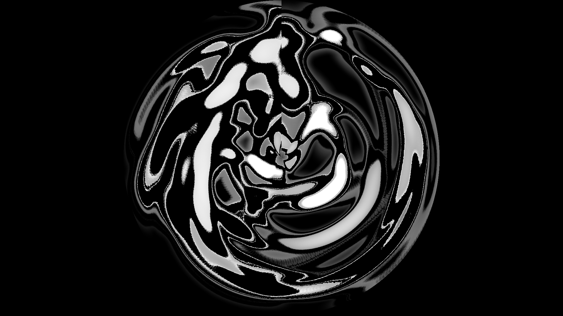 Abstract Monochrome Swirl 1920x1080