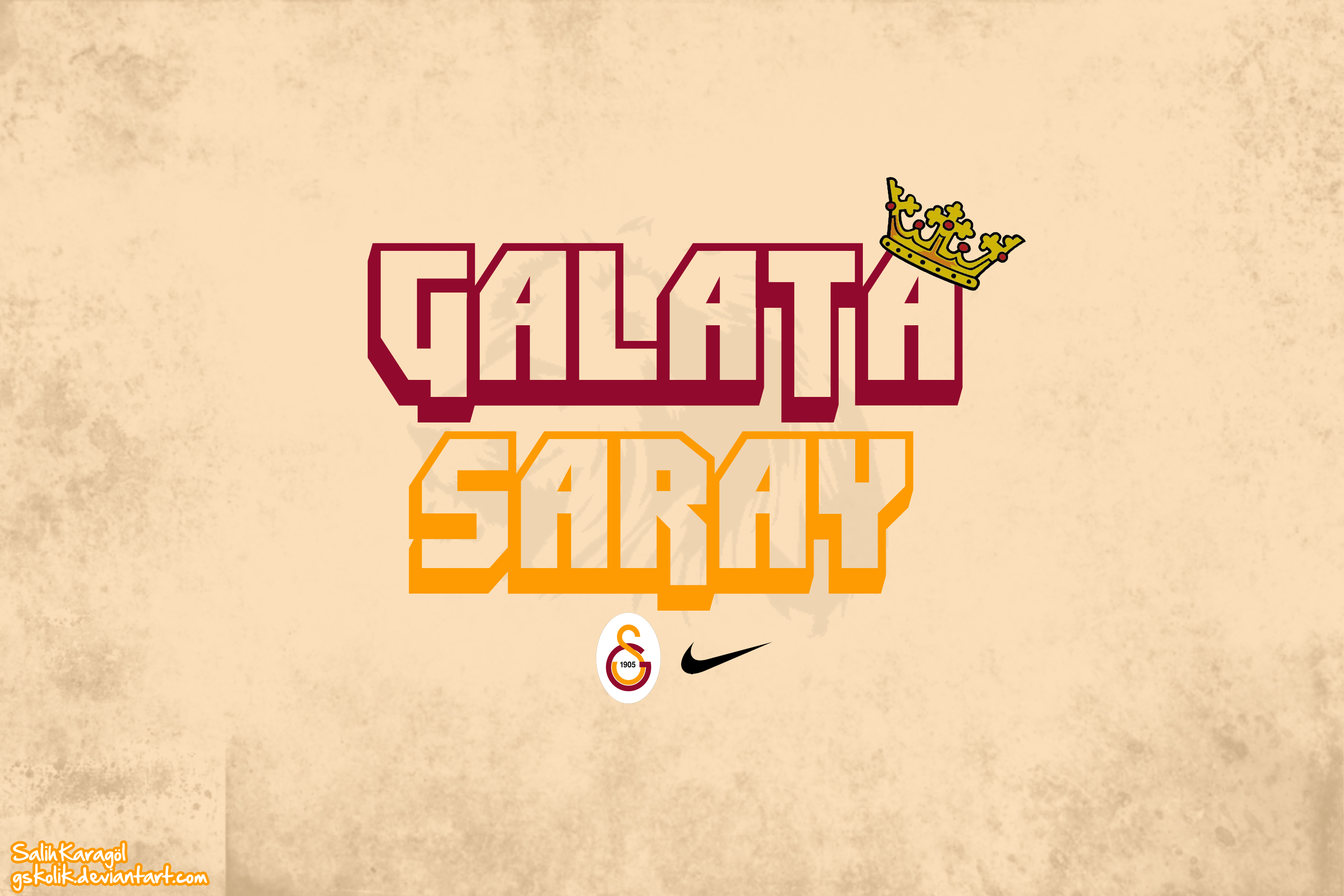 Emblem Galatasaray S K Logo Nike Soccer 3000x2000