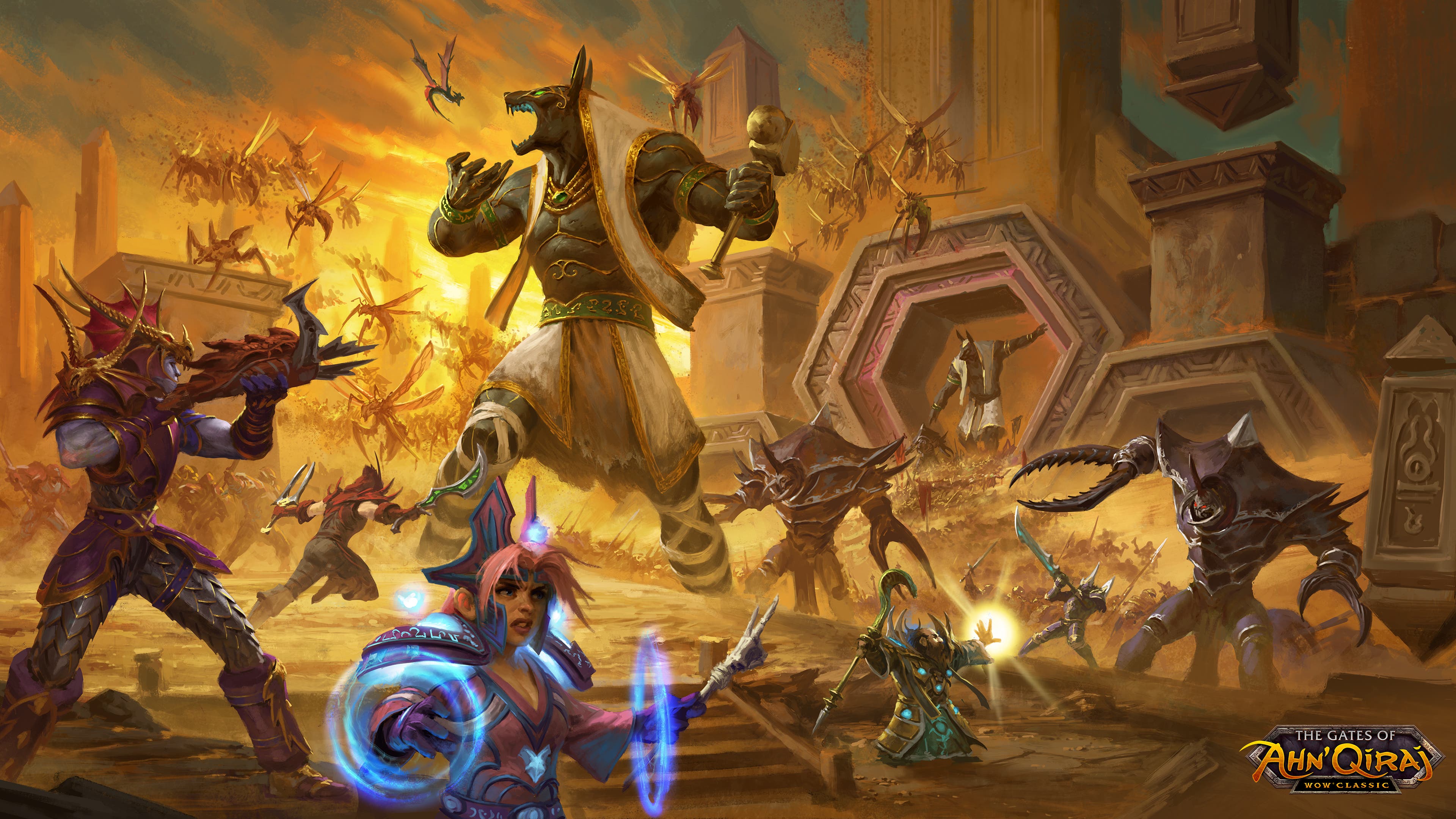 World Of Warcraft PC Gaming Anubis Video Games 3840x2160