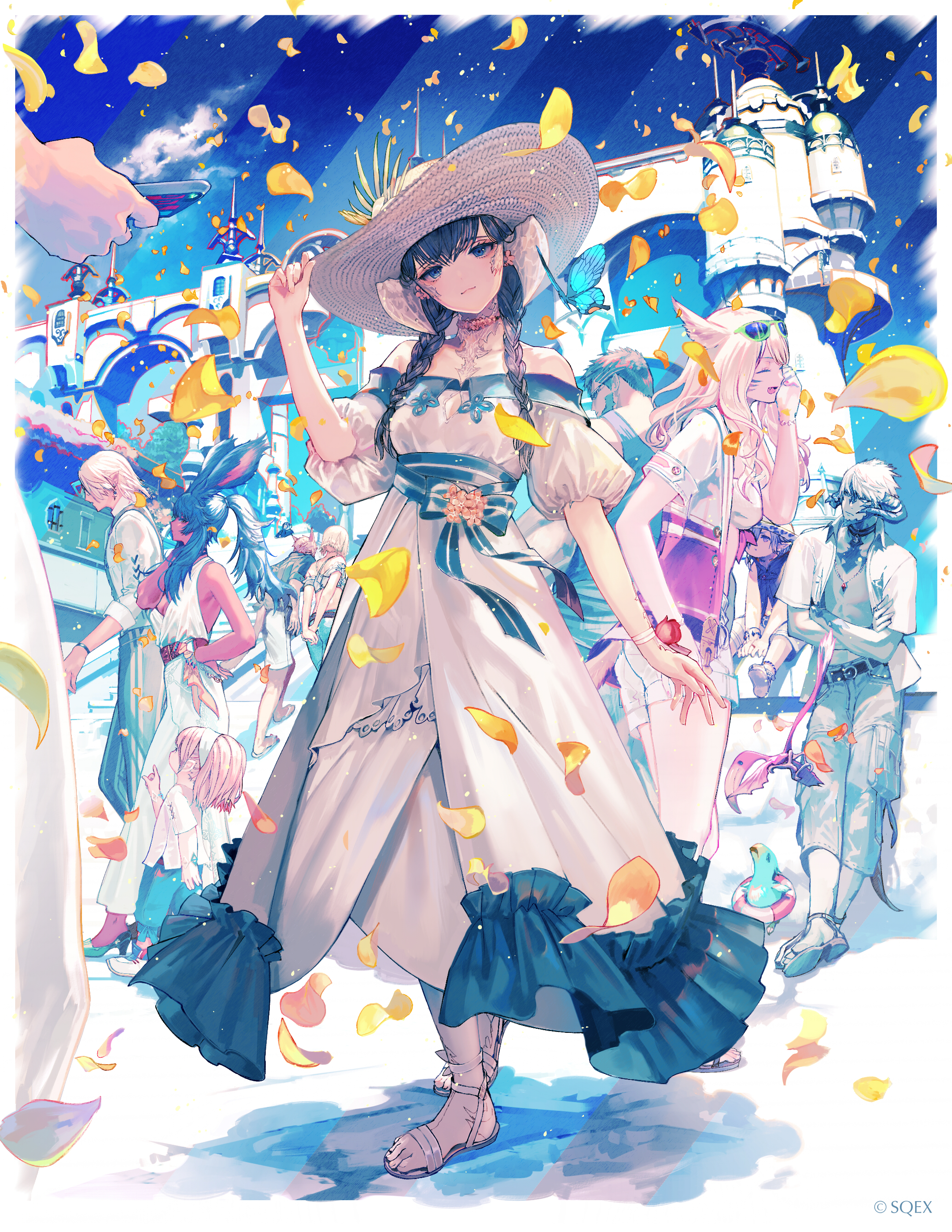 Anime Anime Girls Digital Art Artwork 2D Portrait Display Vertical Final Fantasy XiV A Realm Reborn  2067x2673