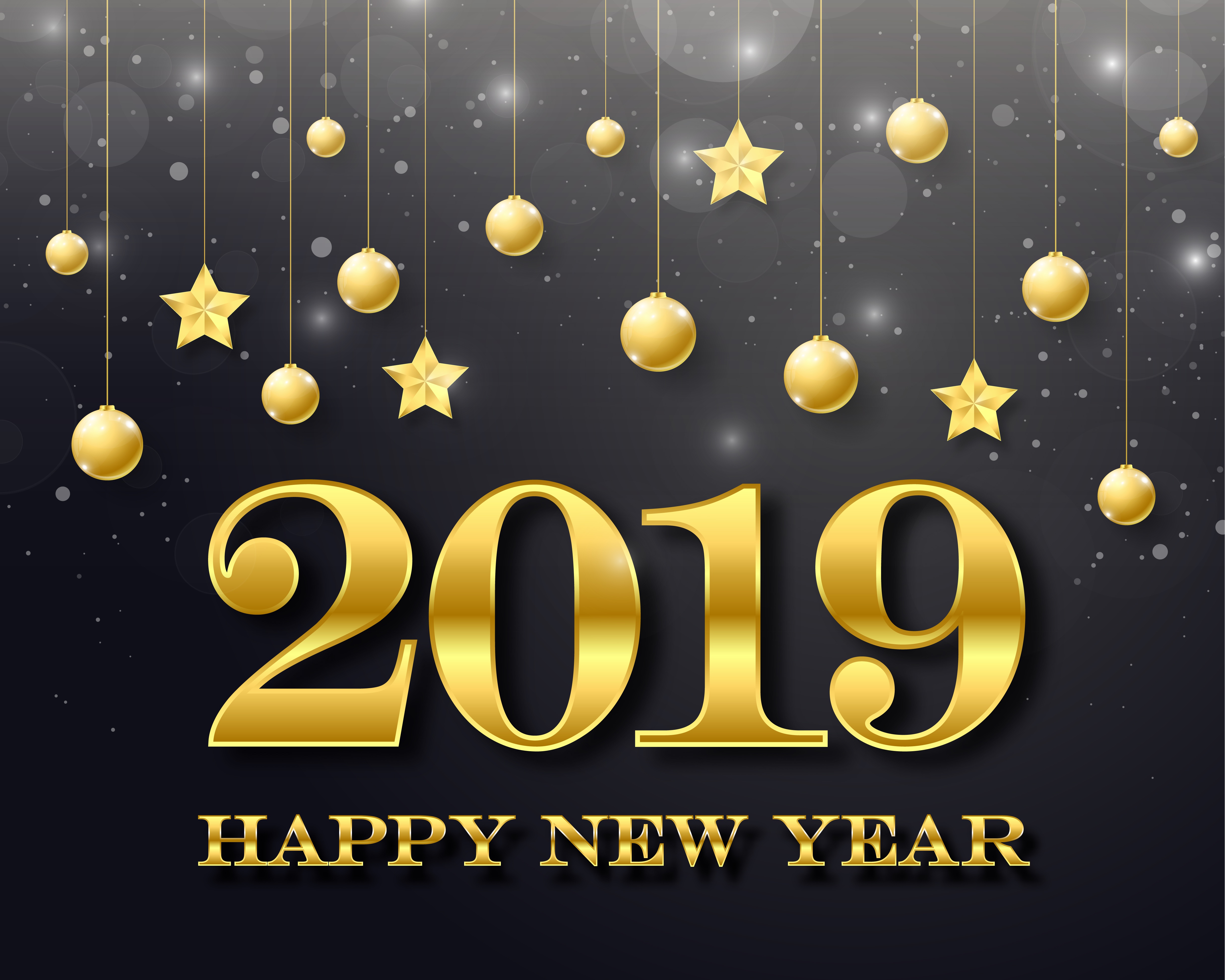 Bauble Happy New Year New Year New Year 2019 4862x3889