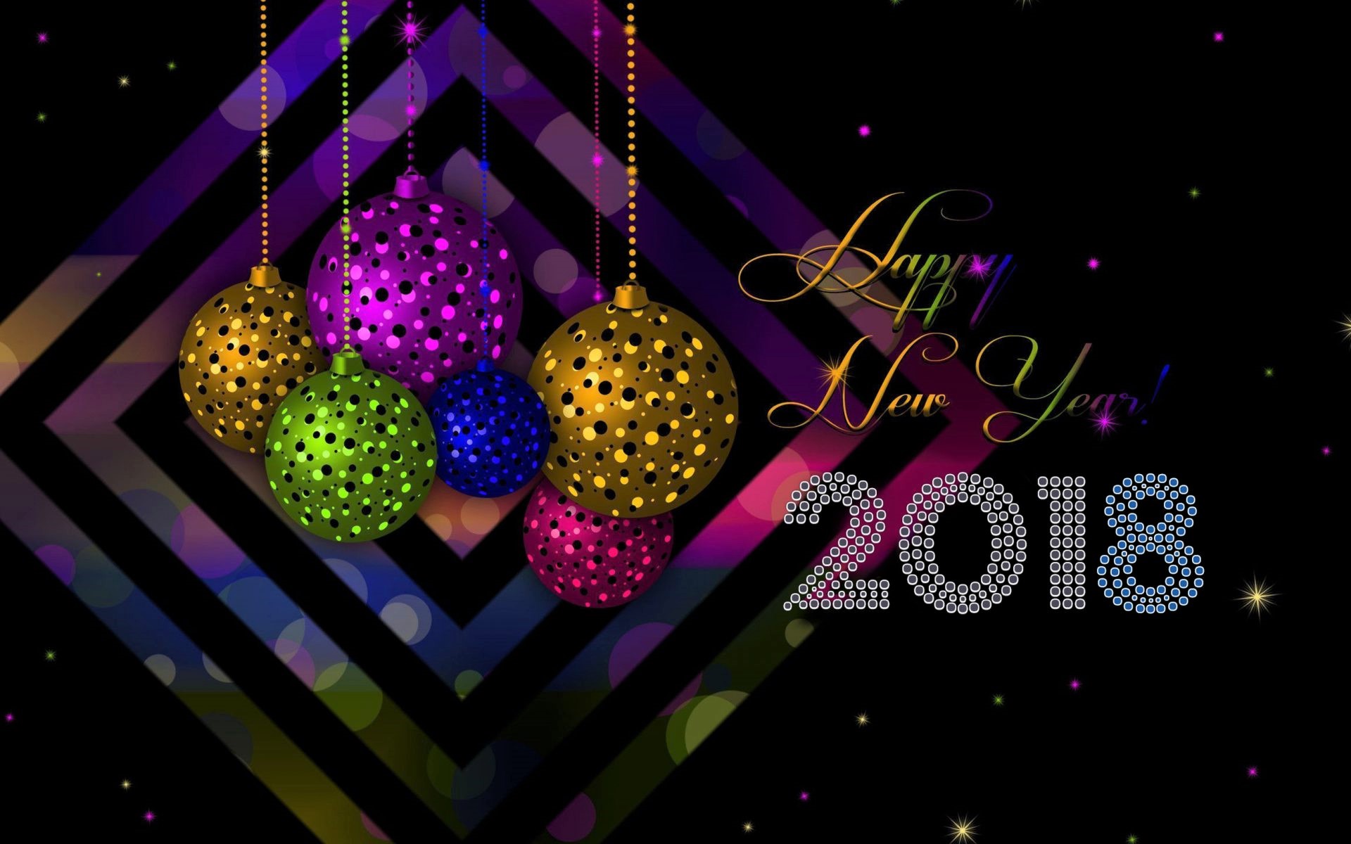 Happy New Year Holiday New Year New Year 2018 1920x1200