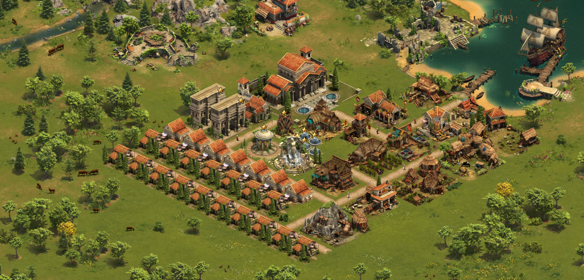 Forge Of Empires PC Gaming City Screen Shot 1920x921