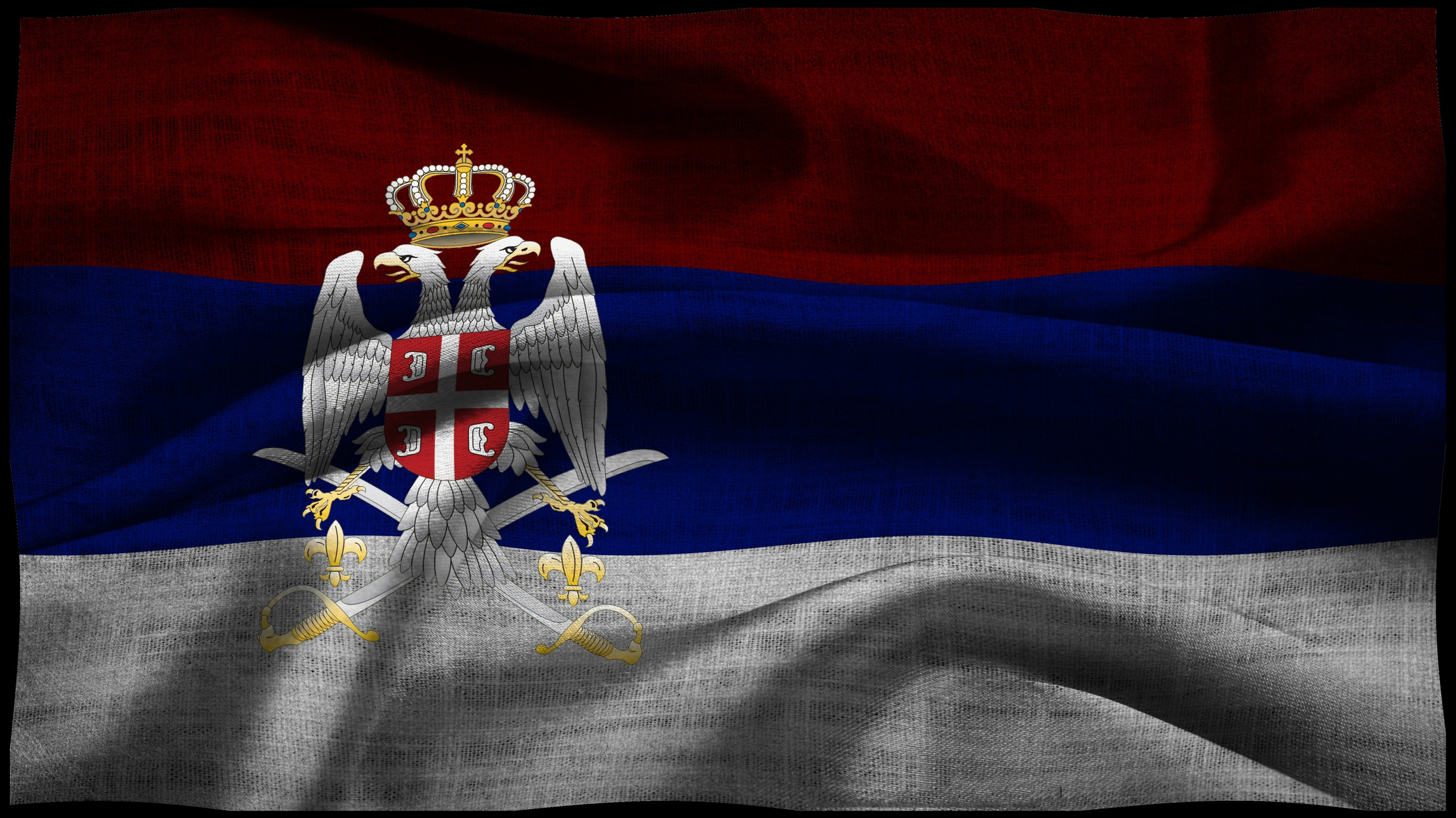Flag Flag Of Serbia Serbian Flag 2560x1440