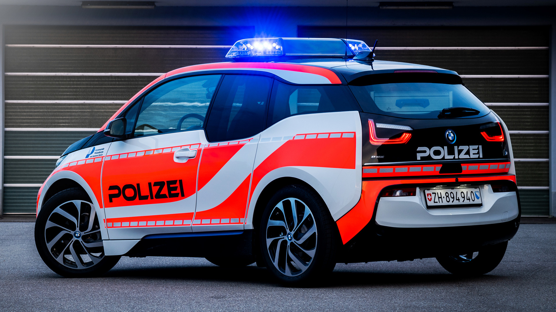 Bmw I3 Car Hatchback Police Car Subcompact Car 1920x1080