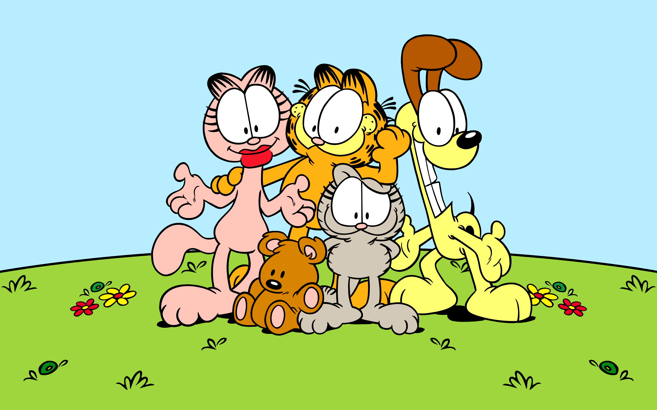 Garfield Cartoon Cats 2560x1600