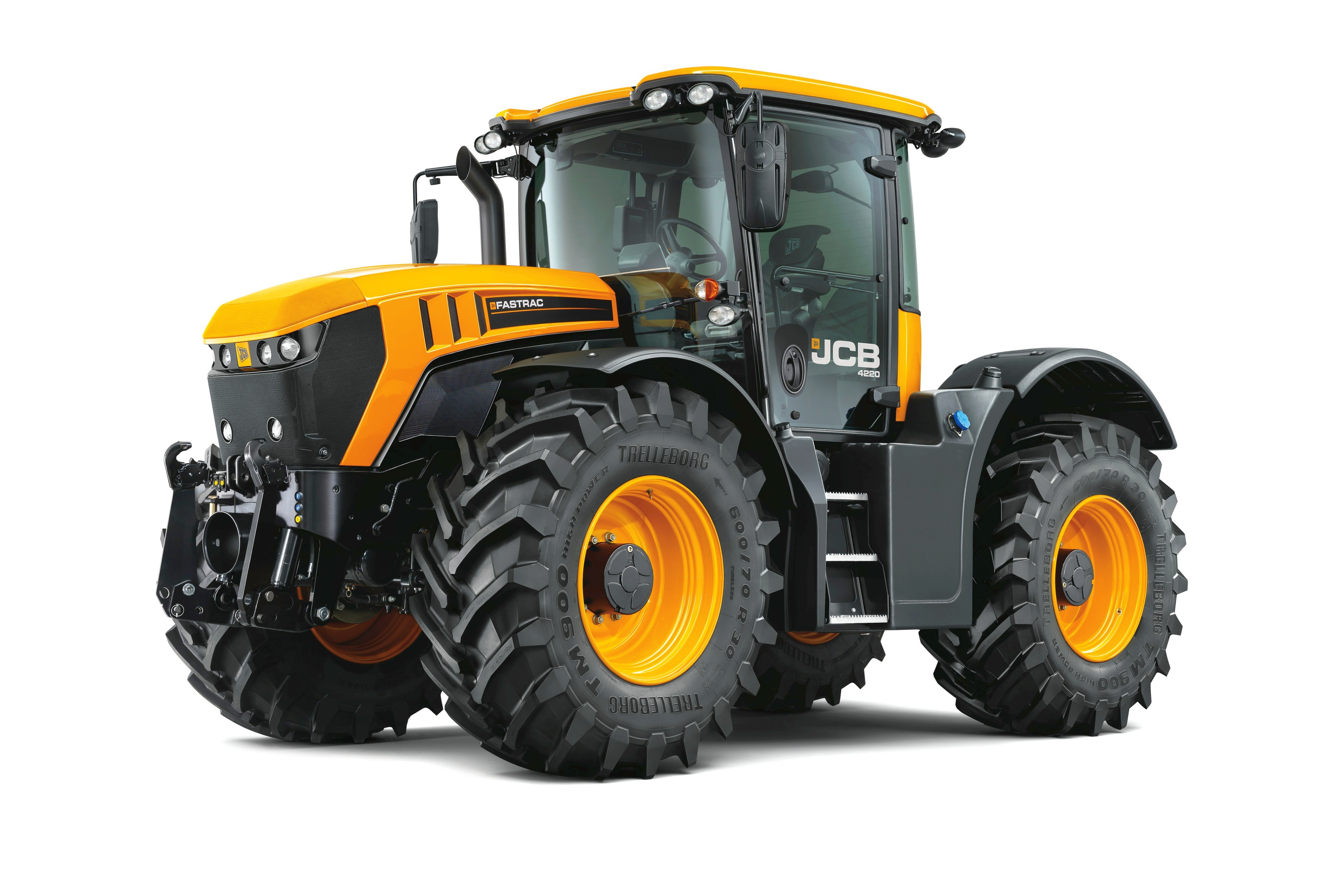 Fastrac 4220 Tractors Vehicle Simple Background 4050x2700